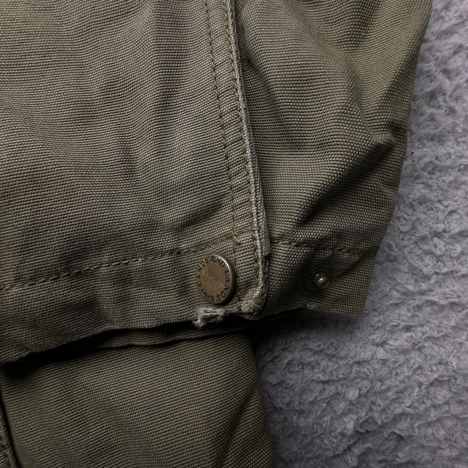 Lands' End Lands End Duck Canvas Lined Chore Work Coat Jacket Mens XXL Size US XXL / EU 58 / 5 - 14 Thumbnail