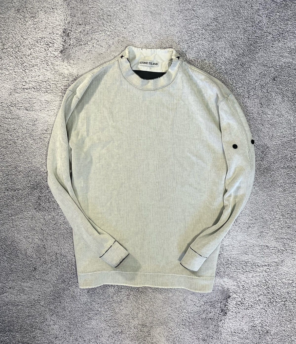 Stone Island Stone Island Vintage Sweater Ribbed XL Sportswear Company Size US XL / EU 56 / 4 - 1 Thumbnail