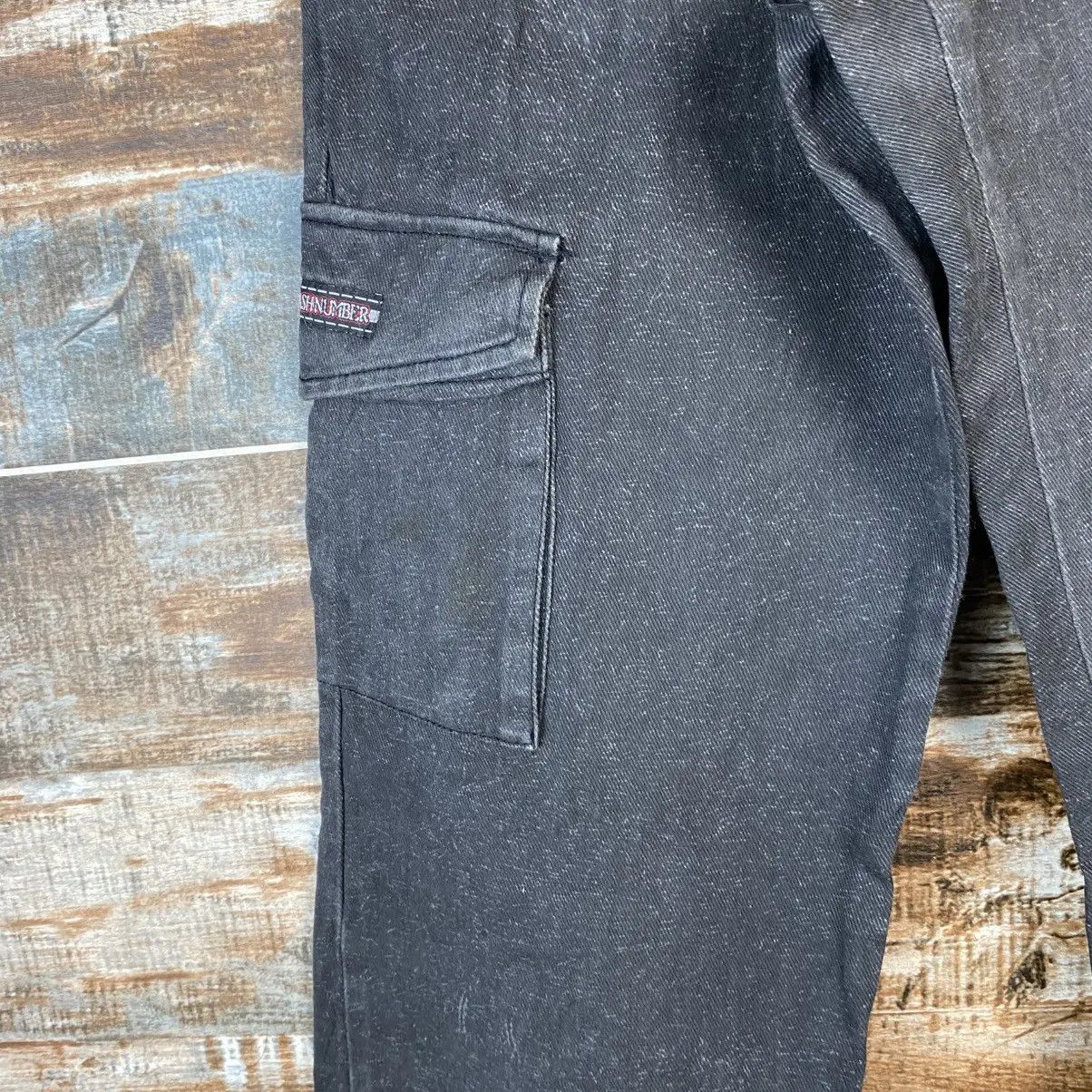 Japanese Brand DL Slash Number Black Cargo Multipocket Pants #C1258 Size 27" / US 4 / IT 40 - 16 Thumbnail