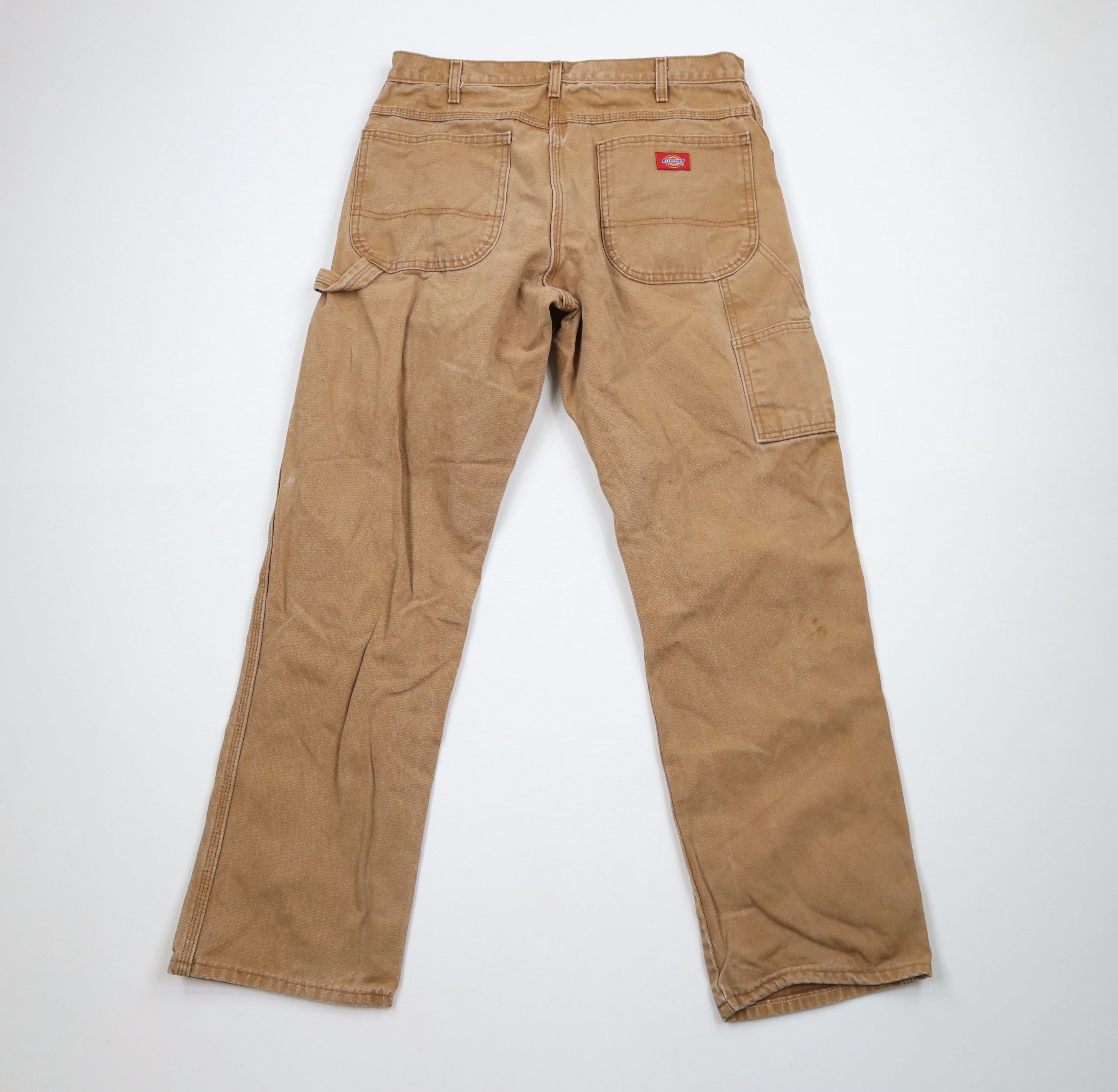 Dickies × Vintage Vintage Y2K Dickies Relaxed Canvas Wide Leg Dungaree Pants Size US 34 / EU 50 - 11 Thumbnail