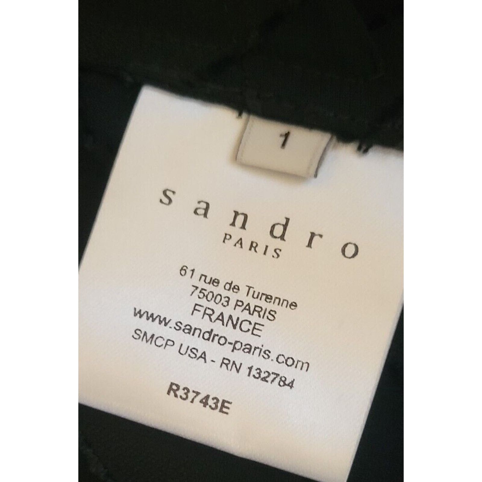 Sandro SANDRO Paris Sheered Stripe Dress Black Size 1 Size XS / US 0-2 / IT 36-38 - 5 Thumbnail