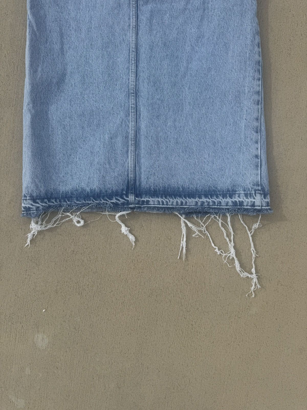 Pull & Bear Long Denim Skirt Size 26" / US 2 / IT 38 - 6 Thumbnail
