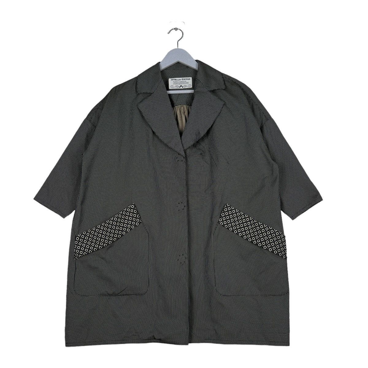 Designer 🔥 STELLA CIFFON COAT JACKET MADE IN JAPAN Size US M / EU 48-50 / 2 - 1 Thumbnail