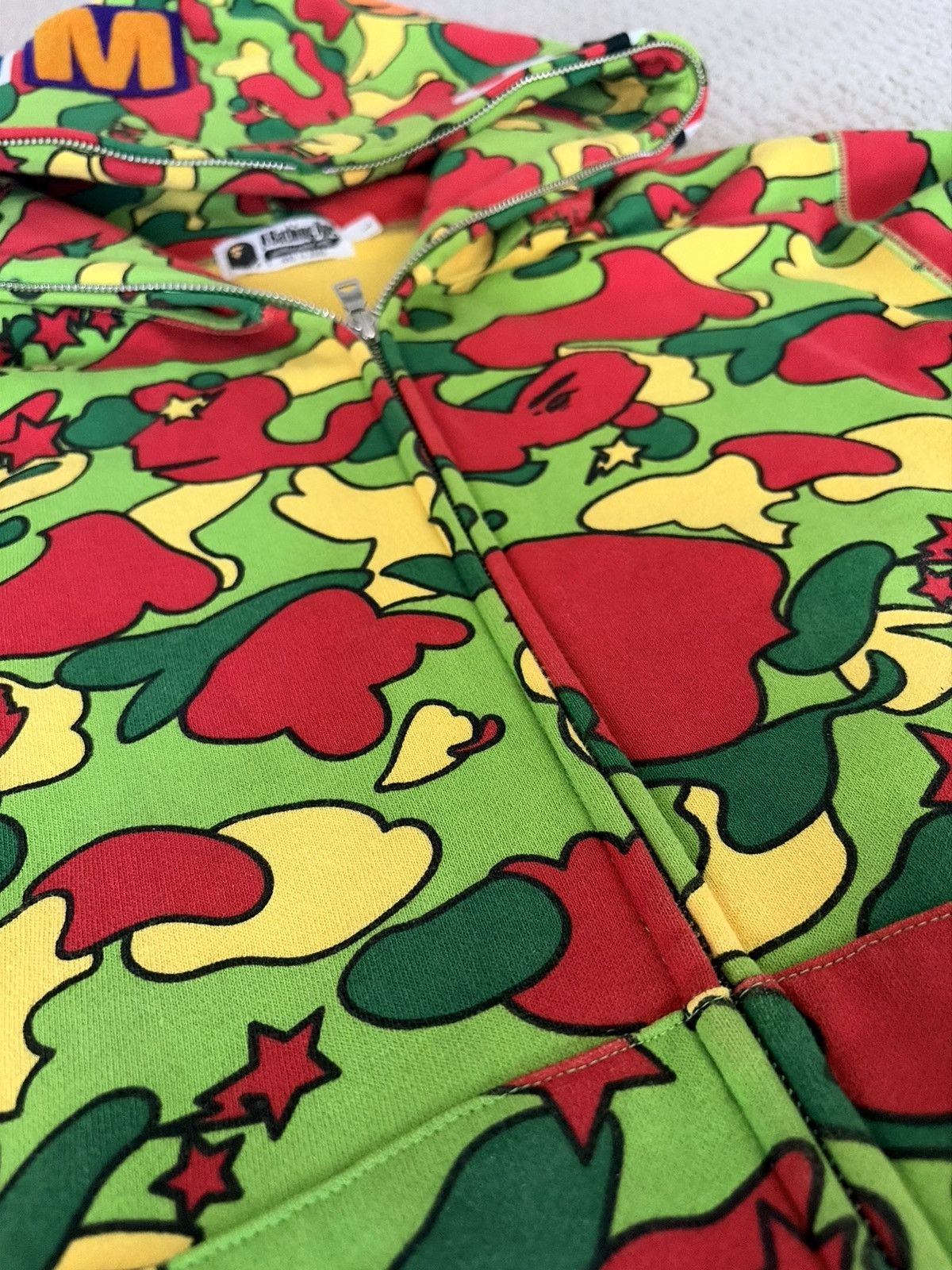 Bape Bape psych camo hoodie Size US L / EU 52-54 / 3 - 4 Thumbnail
