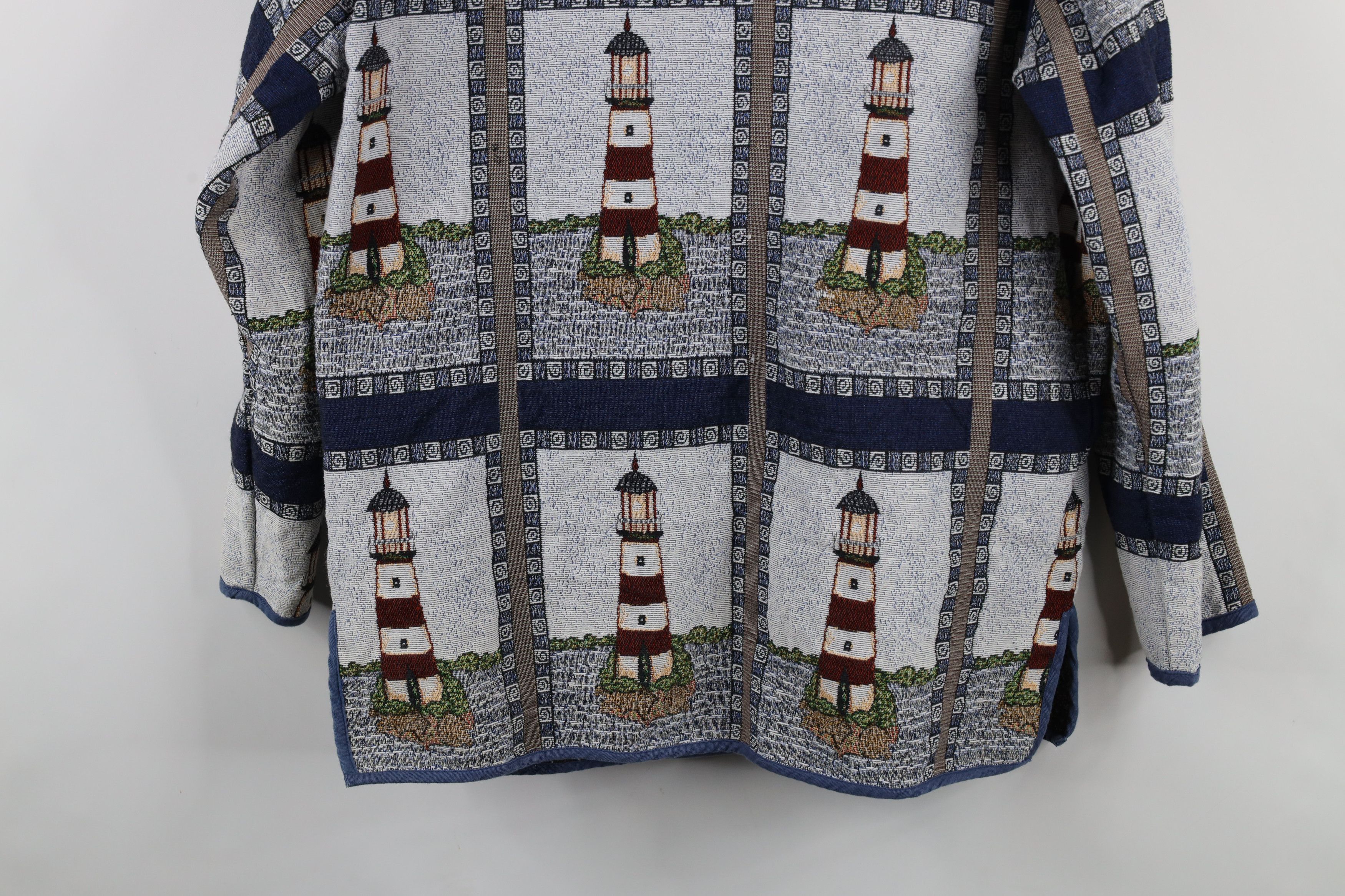 Vintage Vintage 90s Streetwear All Over Print Tapestry Jacket Size M / US 6-8 / IT 42-44 - 13 Thumbnail