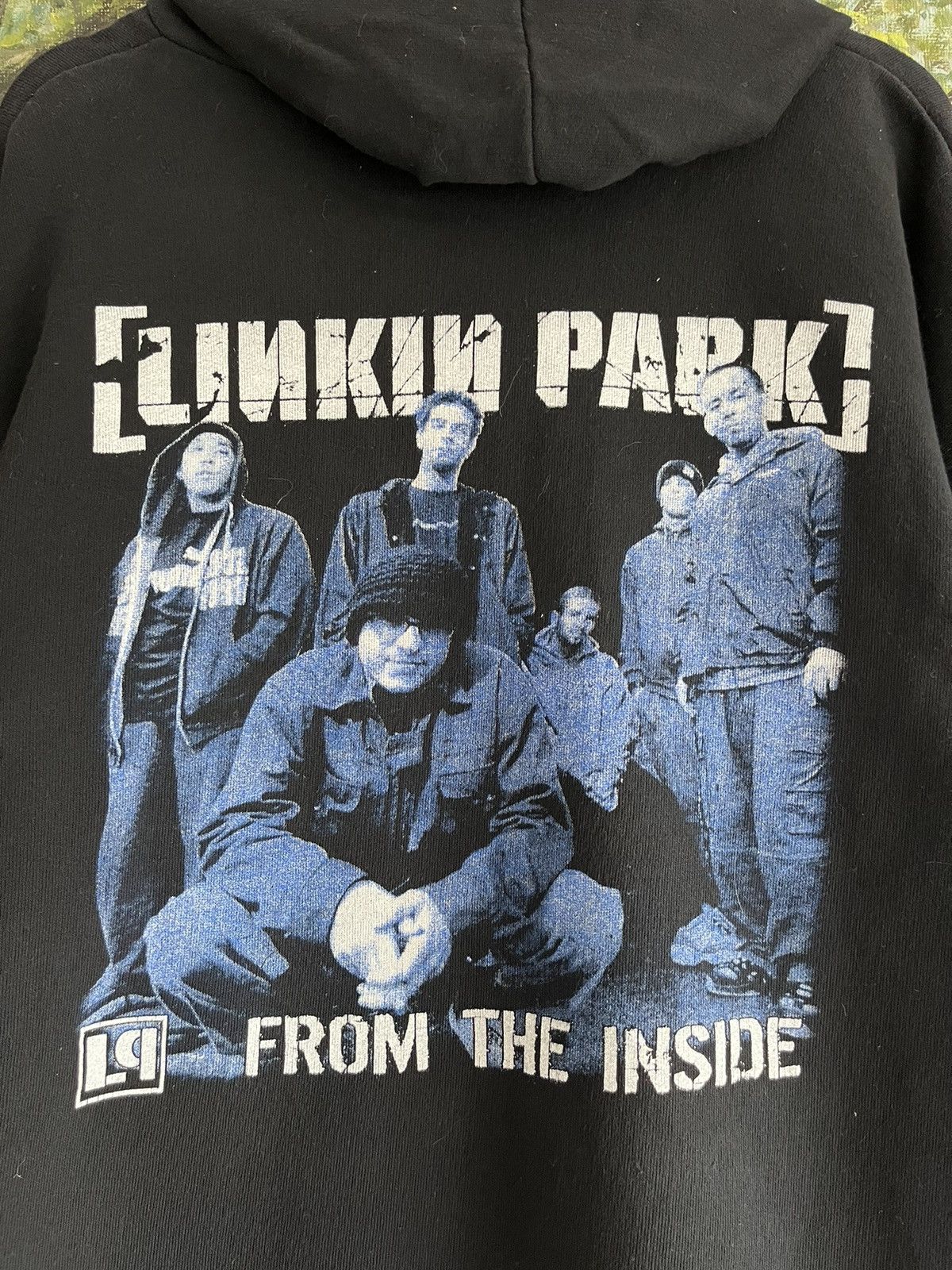 Band Tees × Vintage Vintage Linkin Park Over Print Black Hoodie From The Inside Size US M / EU 48-50 / 2 - 4 Thumbnail
