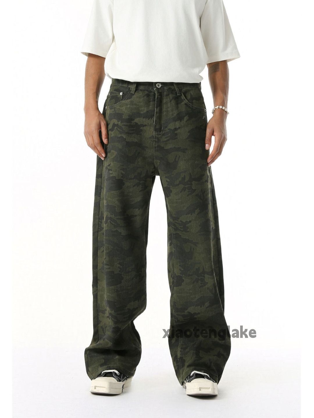 Designer × Japanese Brand × Vintage Utility military loose baggy skate hiphop work cargo pants Size US 31 - 1 Thumbnail