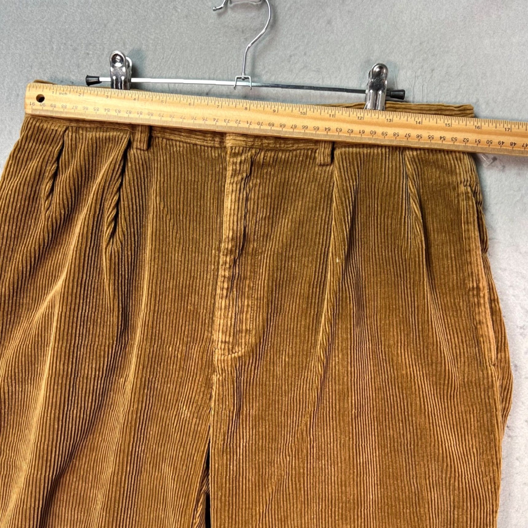 Polo Ralph Lauren Polo Ralph Lauren Mens Corduroy Pants 33 x 26 Andrew Camel Brown 7/10 Chino Straight Pocket Fall Winter Spring Casual Mens Size US XS / EU 42 / 0 - 5 Thumbnail