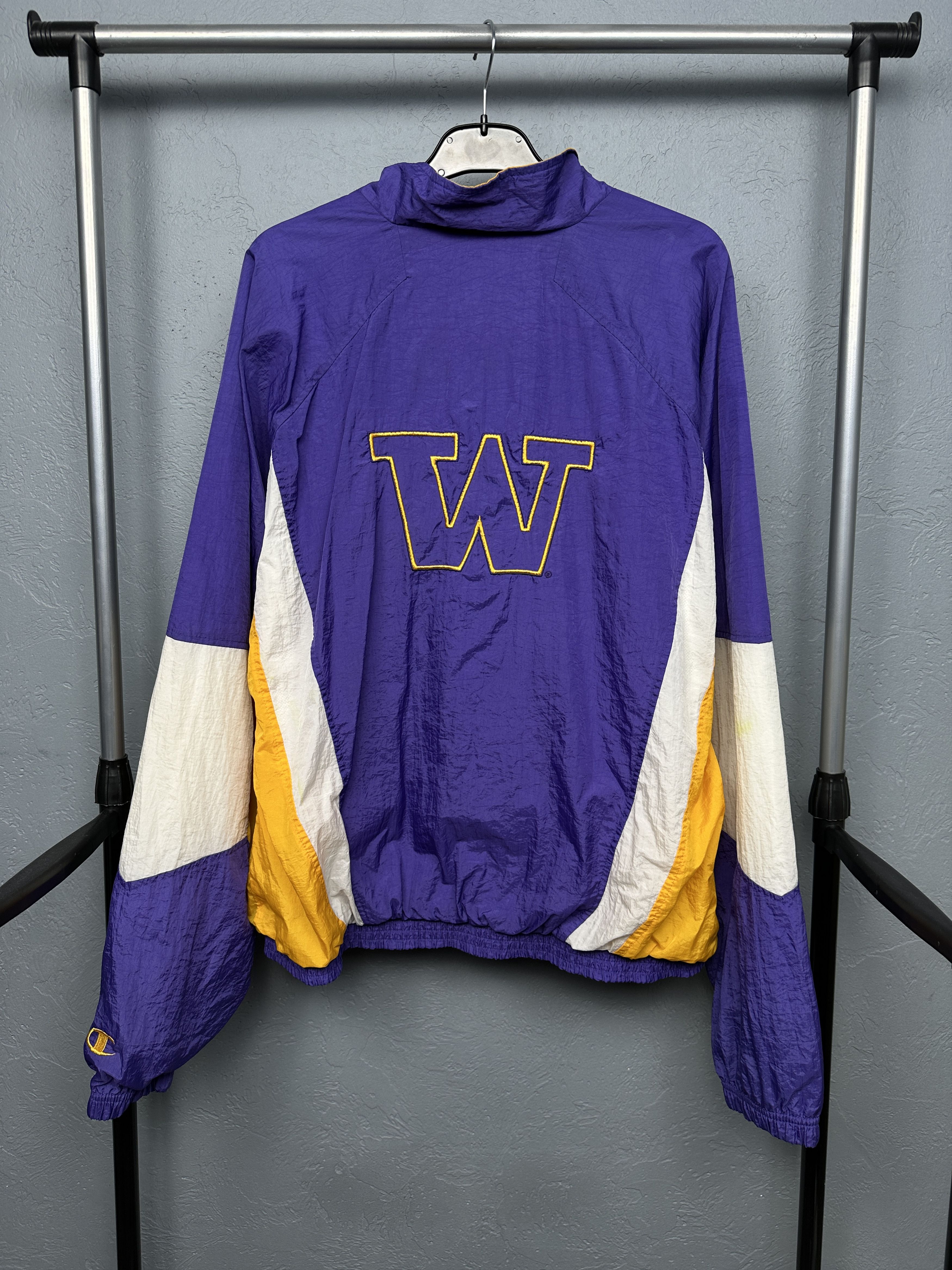 Champion Champion Washington Huskies 90s Vintage Mens Jacket Size US XL / EU 56 / 4 - 6 Thumbnail