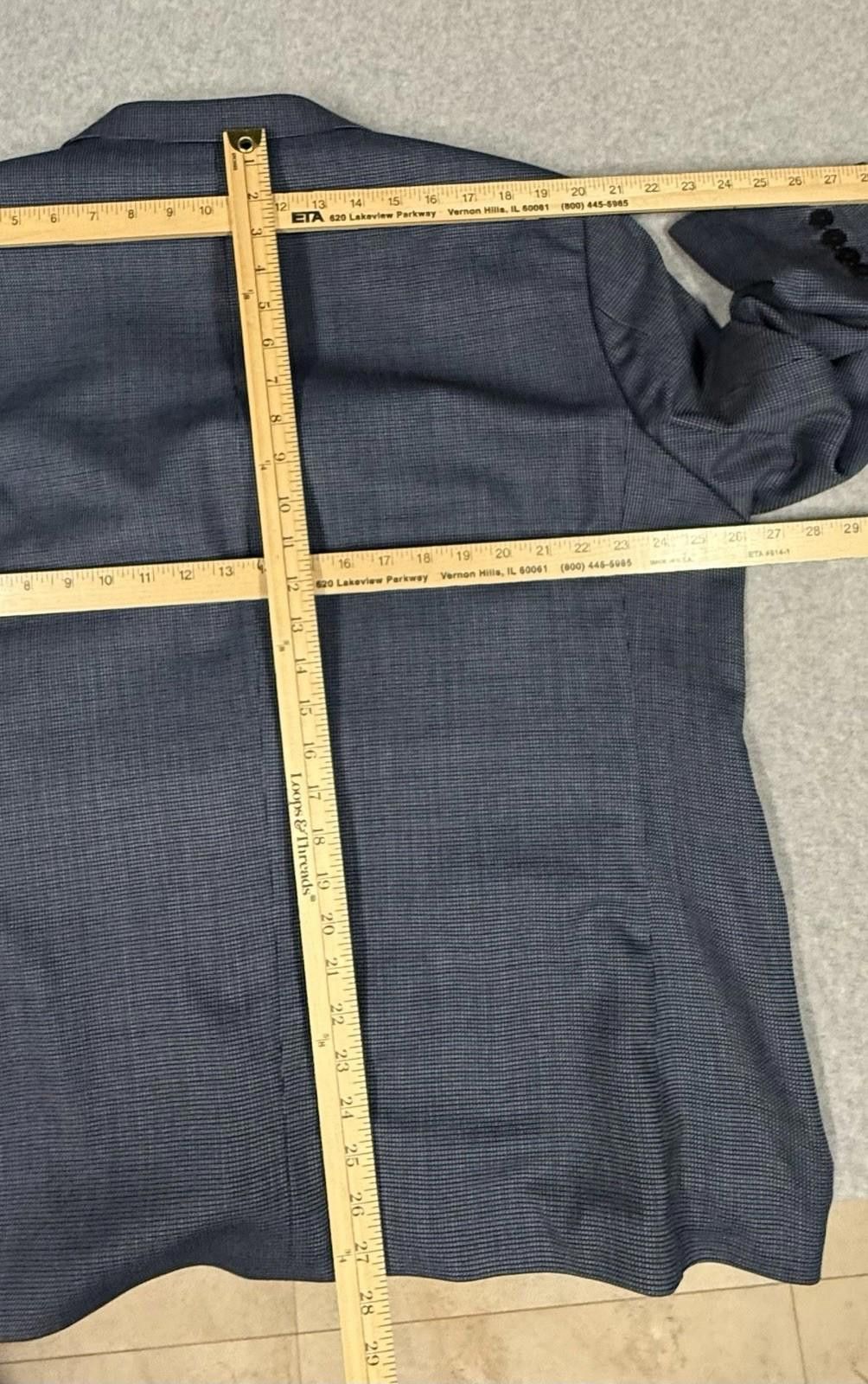 Loro Piana LORO PIANA Men Jacket MADE-MEASURE Super 120s Wool Sz 50S Size US M / EU 48-50 / 2 - 6 Thumbnail