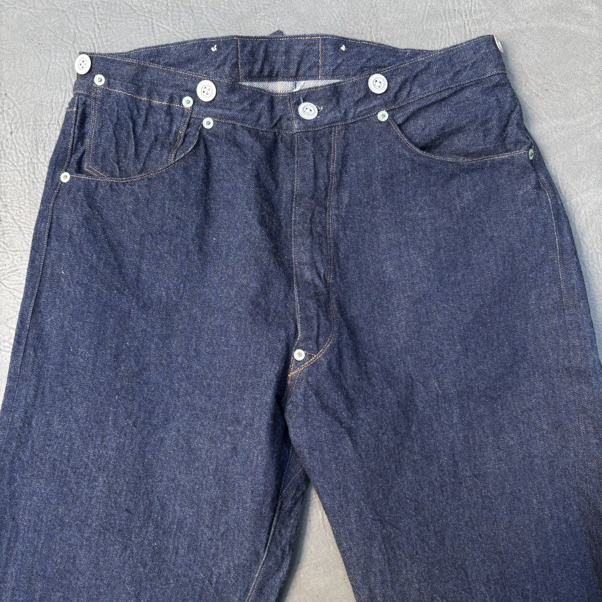Ooe Yofukuten Ooe Yofukuten No.1124xx Blue Denim Overalls Linen Sewed 31 Size US 31 - 14 Thumbnail