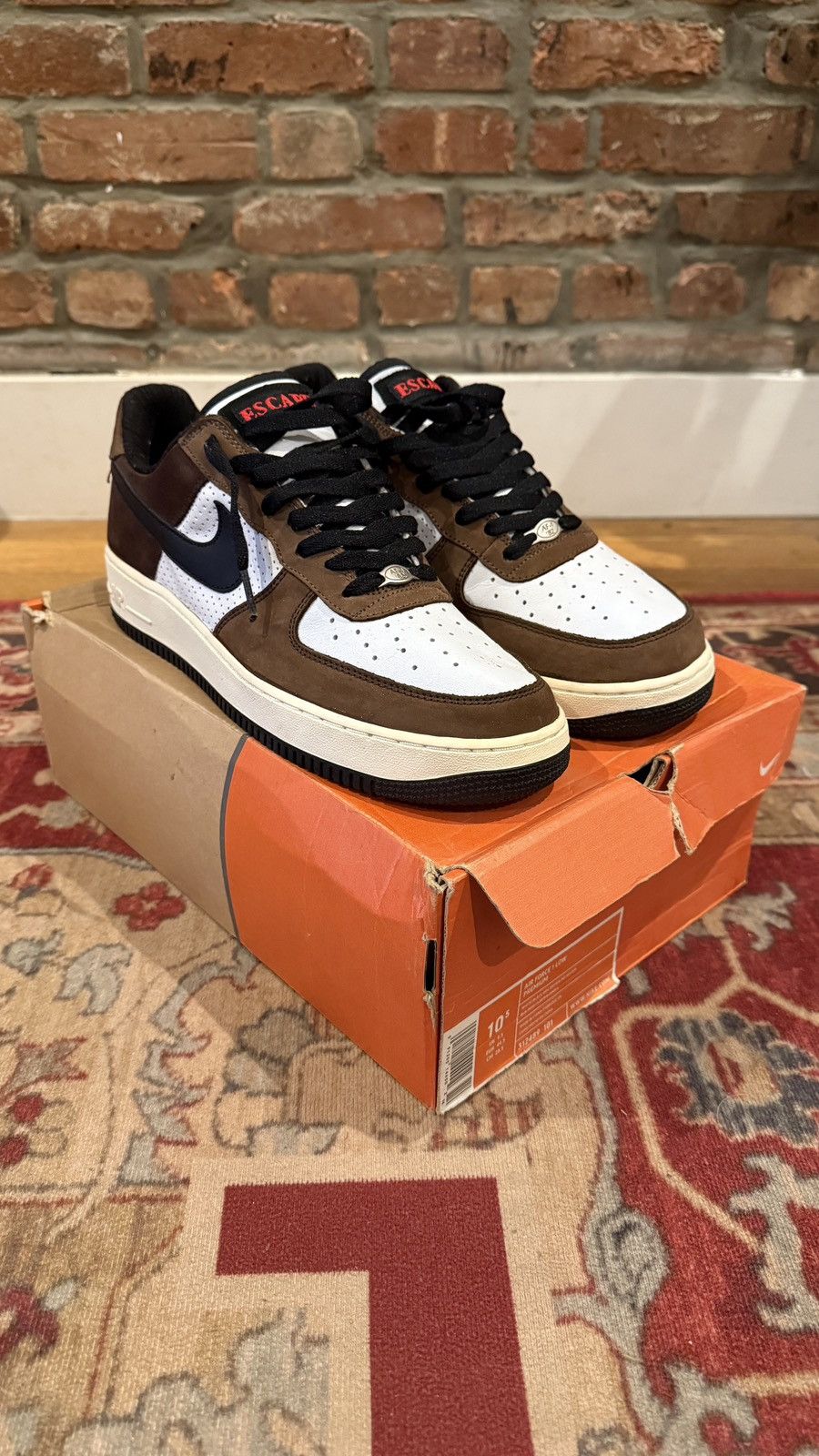 Nike Air Force 1 Low Premium “Escape” 2005 Size 10.5 - 312489-101 Size US 10.5 / EU 43-44 - 4 Thumbnail