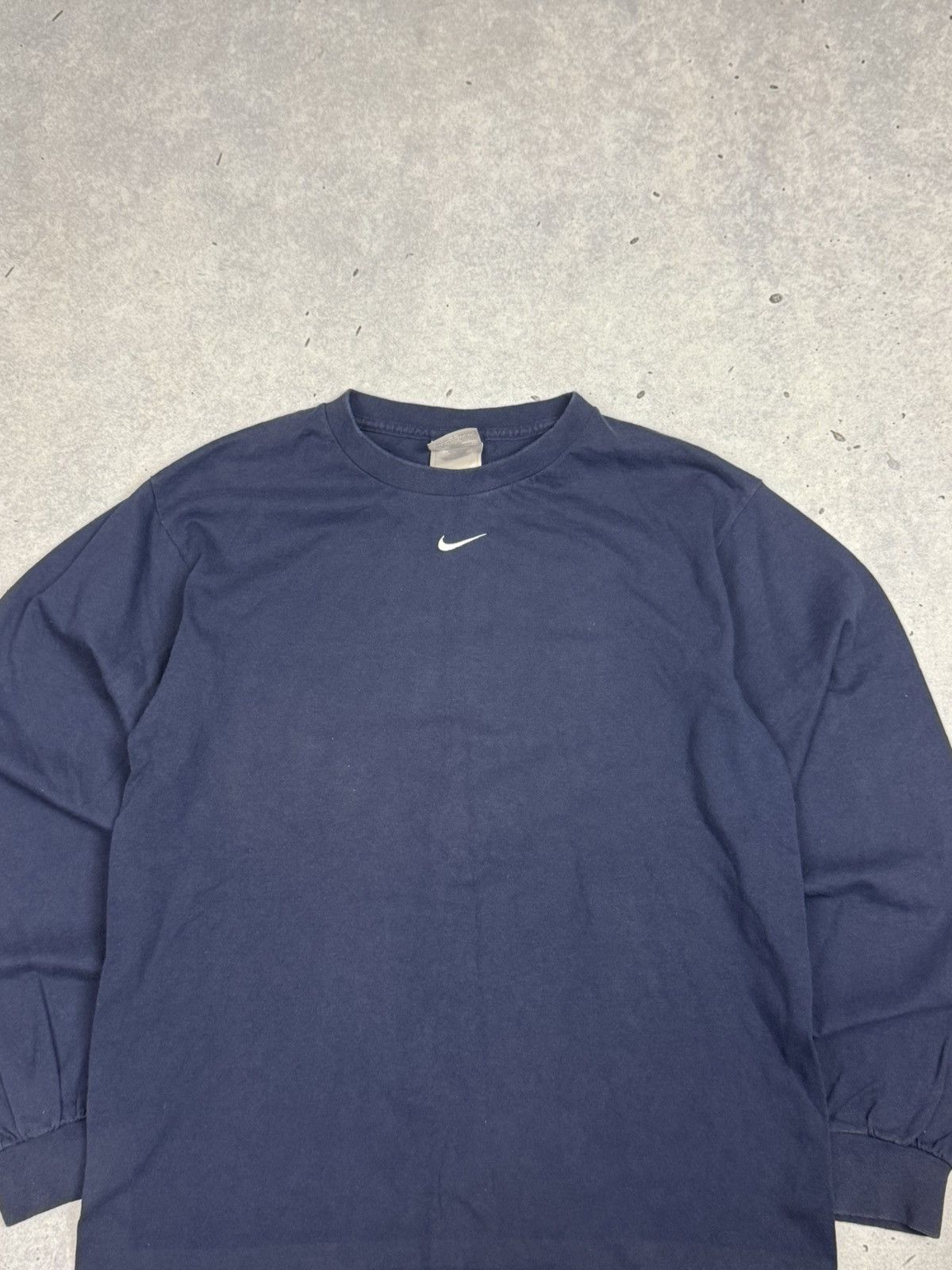 Nike Vintage Nike Center Swoosh L/S Tee Shirt Size US S / EU 44-46 / 1 - 4 Thumbnail