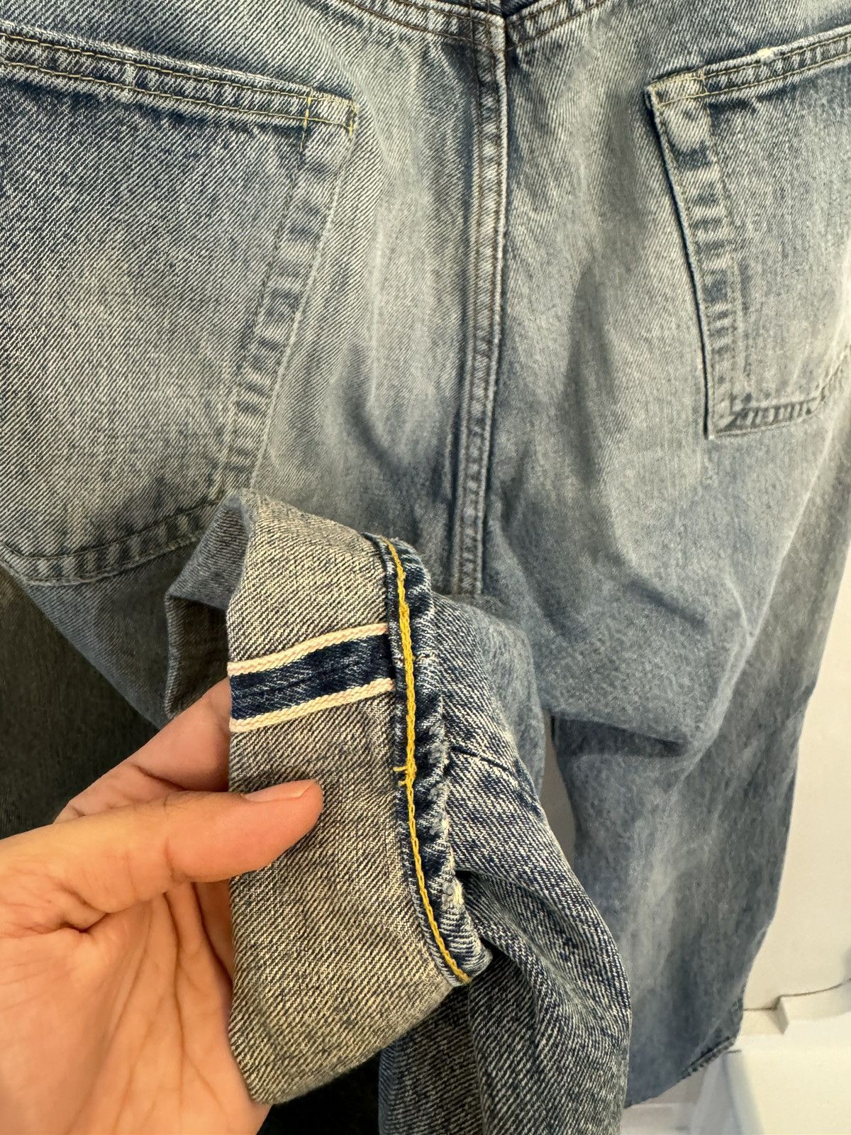 The Real McCoy's 001XX WASHED JEANS Size US 34 / EU 50 - 7 Thumbnail