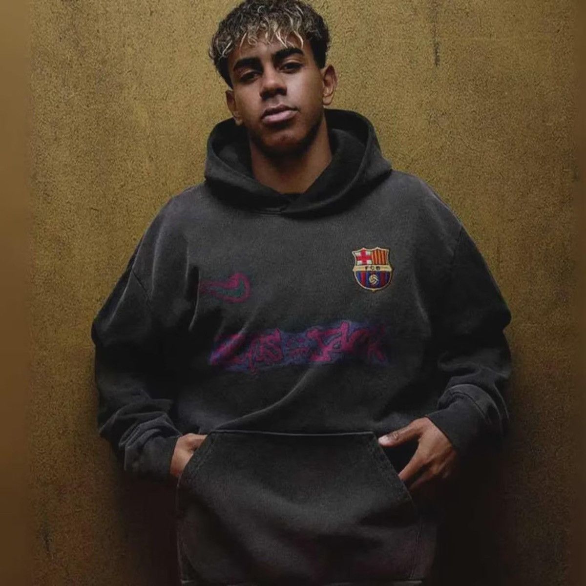 Nike × Travis Scott Travis Scott Nike Cactus Jack FC Barcelona Spray Logo Hoodie Size US S / EU 44-46 / 1 - 5 Thumbnail