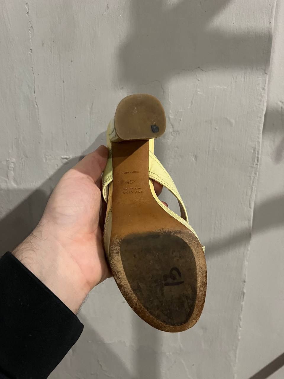 Prada PRADA SANDALS PATERN LEATHER WOMEN VINTAGE HEELS SIZE 35 Size US 5 / IT 35 - 17 Thumbnail