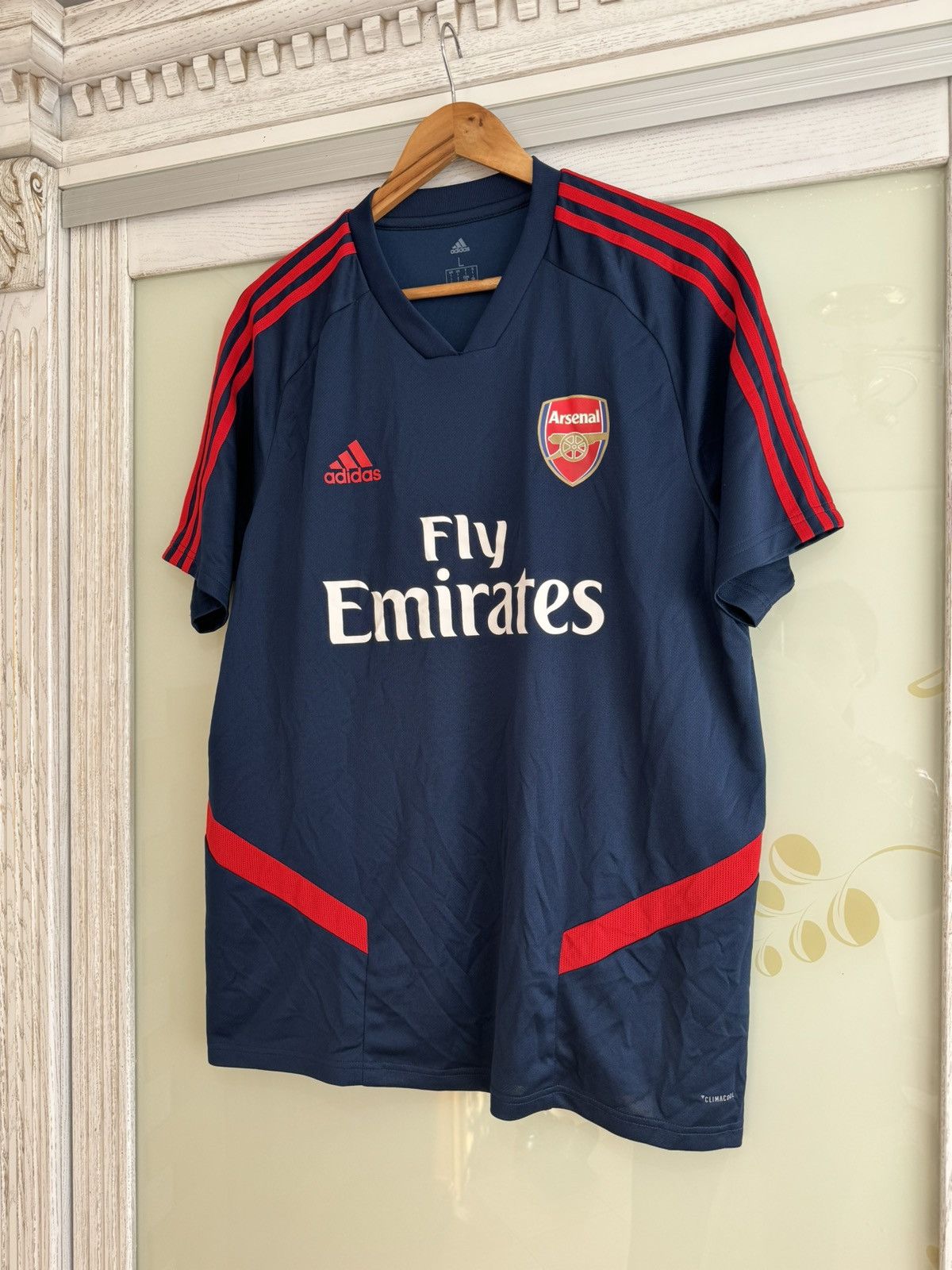 Adidas Arsenal 2019-2020 Soccer Jersey Football Kit Shirt Size US L / EU 52-54 / 3 - 3 Thumbnail
