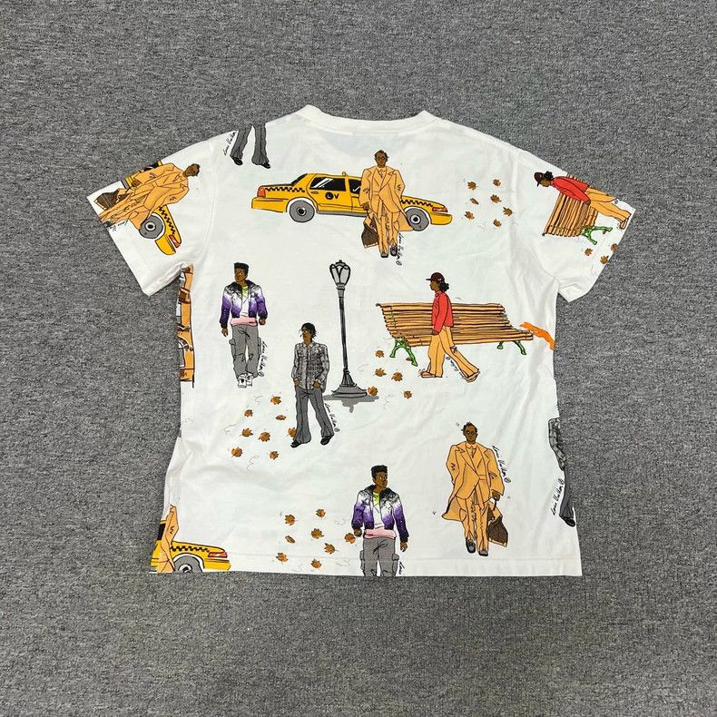 Louis Vuitton Louis Vuitton Pedestrian printed short-sleeved T-shirt 2505 Size US M / EU 48-50 / 2 - 2 Thumbnail