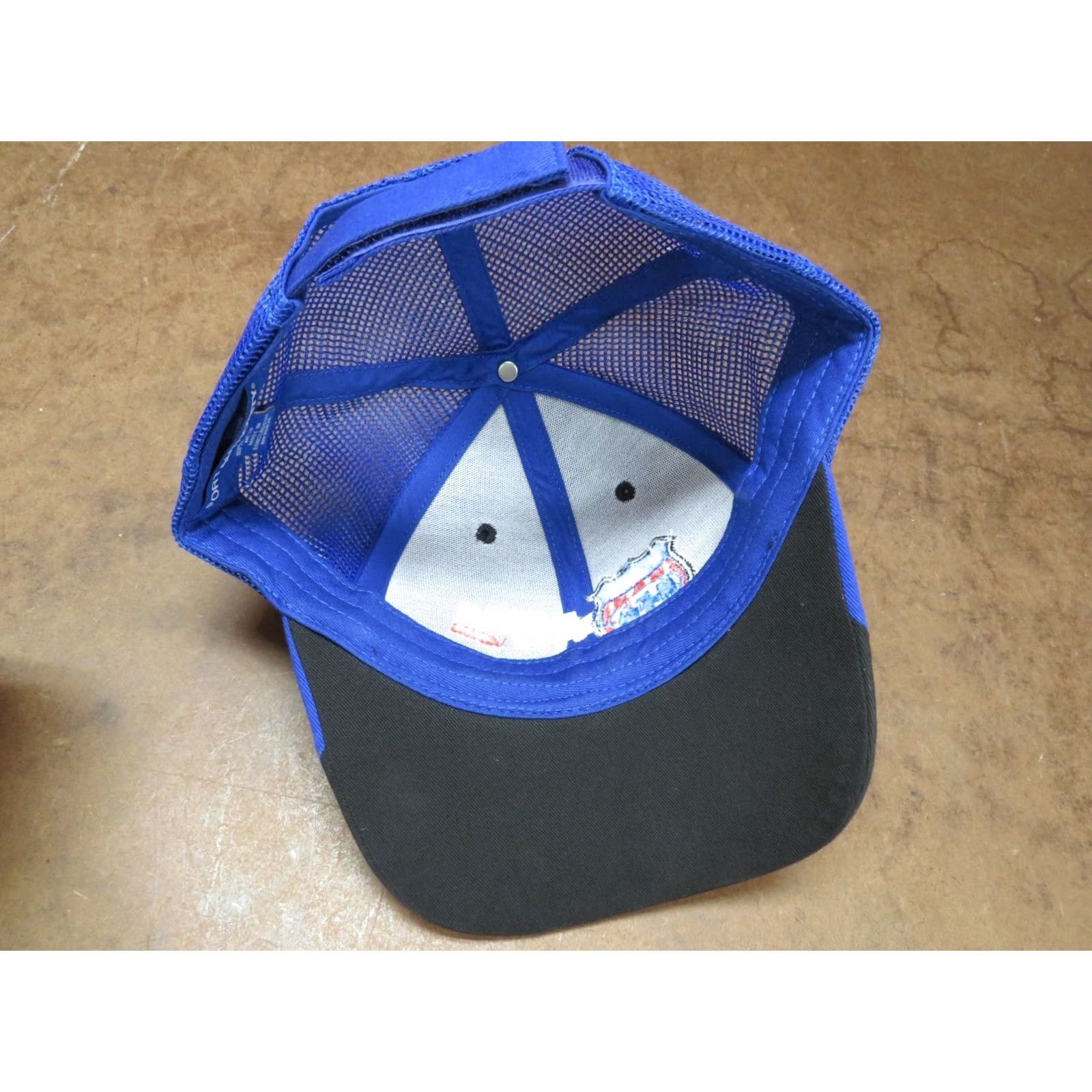 Port Authority Revised Title: MFA Oil Grain Farm Black Blue Stars and Bars Trucker Hat Adjustable Vintage Size ONE SIZE - 6 Thumbnail