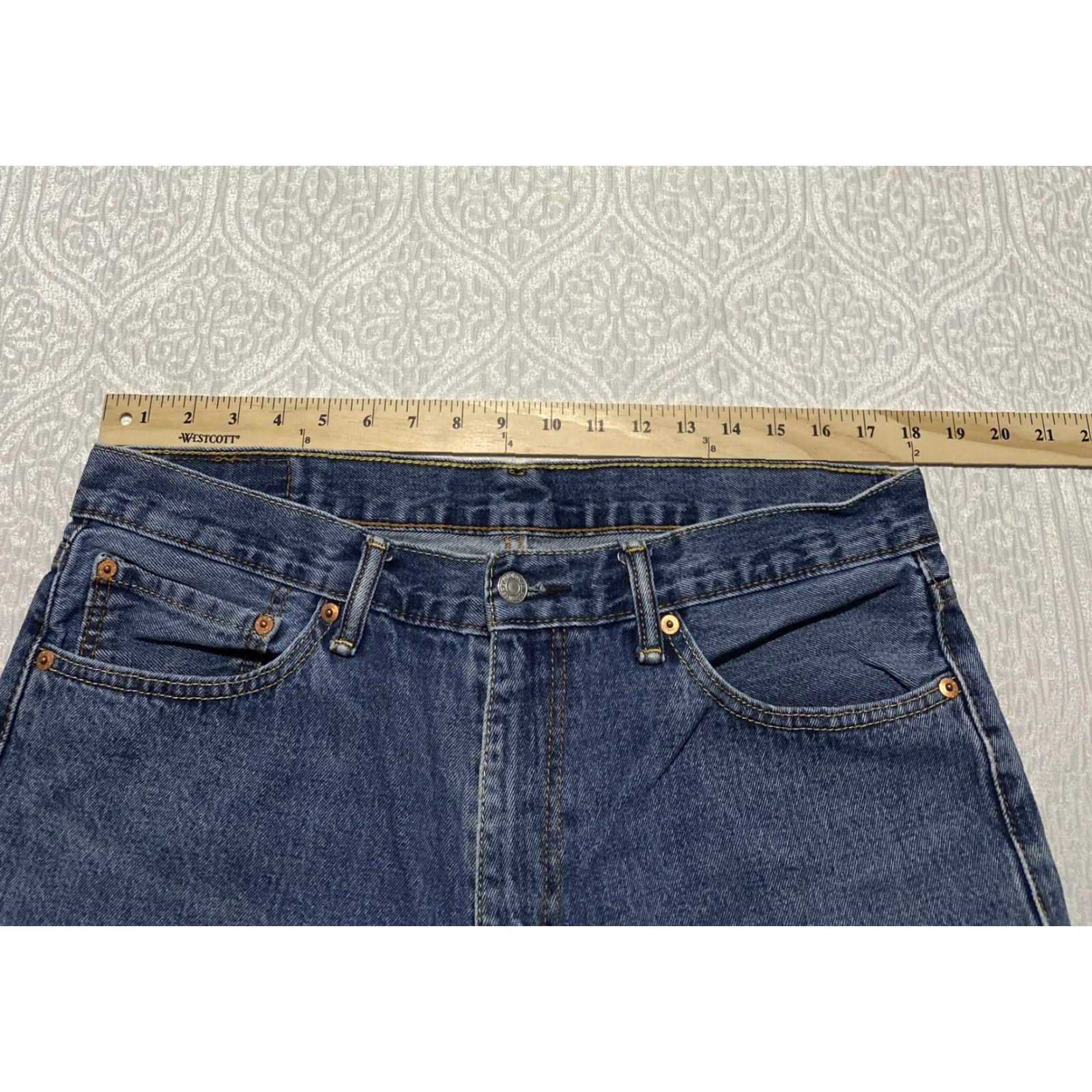 Levi's VINTAGE Levi's Jeans Mens 36x30 Blue Denim Medium Wash Straight Leg 5-Pocket Red Tab 501 Regular Mens Size US 36 / EU 52 - 6 Thumbnail
