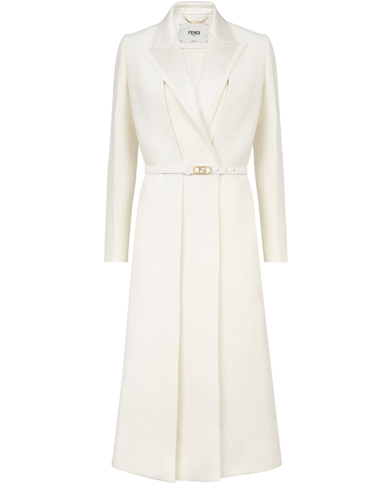 Fendi o1s1wg110125 Coats in White Size S / US 4 / IT 40 - 1 Thumbnail