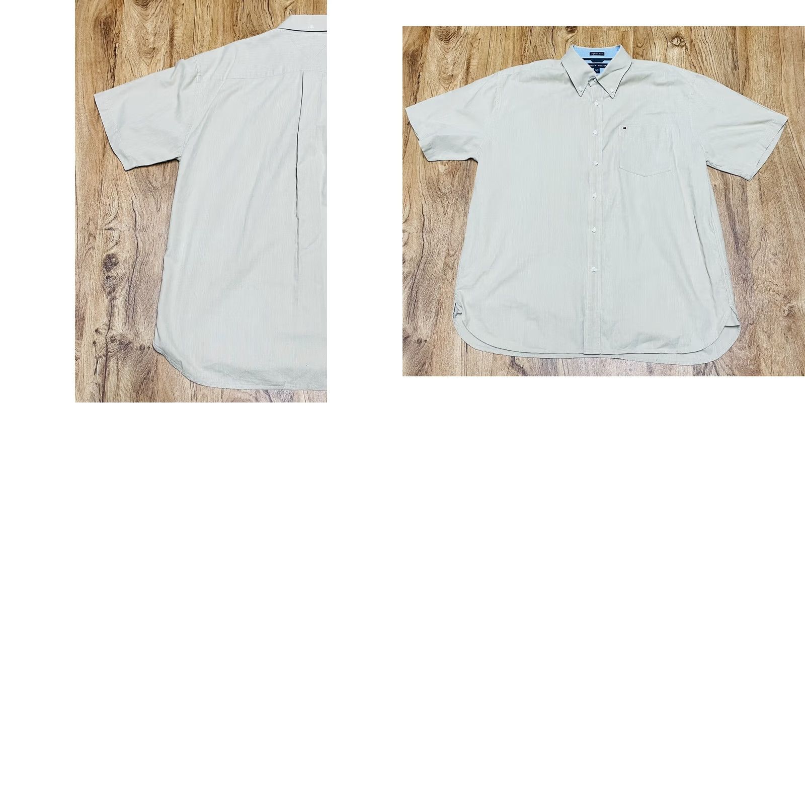 Tommy Hilfiger VINTAGE Tommy Hilfiger Shirt Short Sleeve XL Brown Button-Down Men’s Size US XL / EU 56 / 4 - 8 Thumbnail