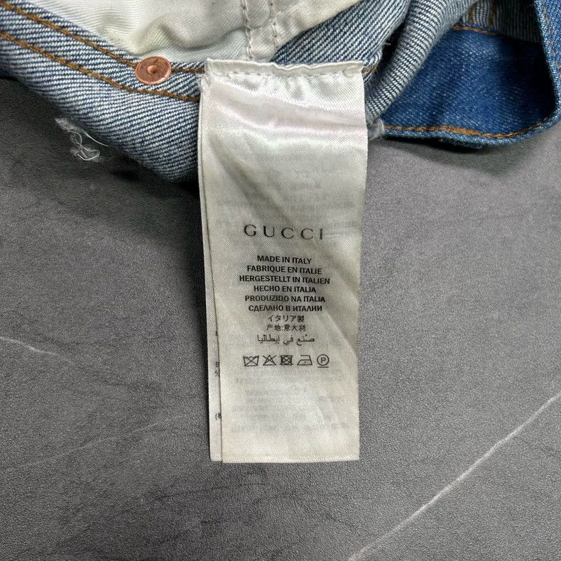 Gucci Gucci Tiger head denim trousers 2505-Nextarrow Size US 31 - 2 Thumbnail