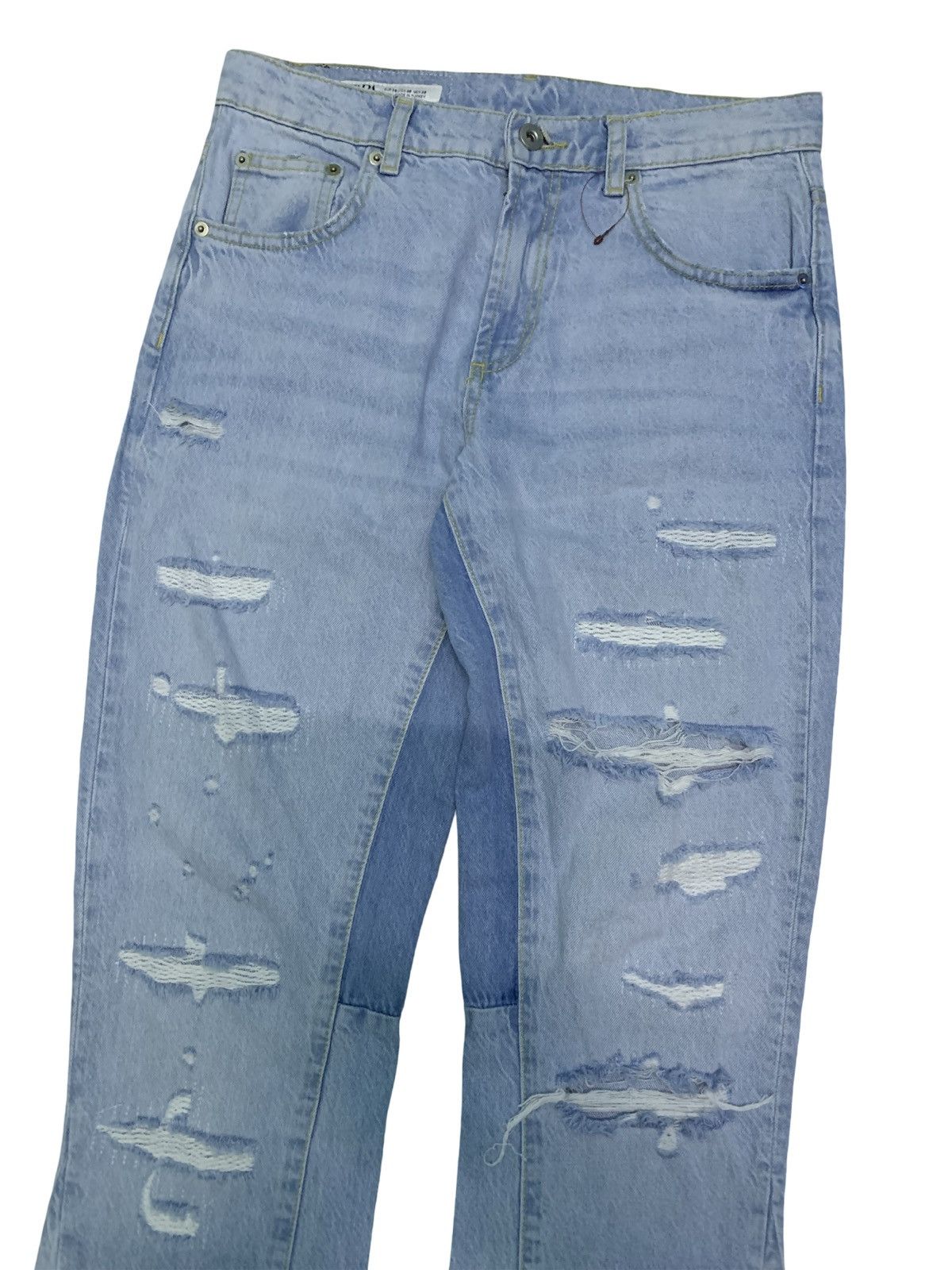 Gallery Dept. Avant Garde Flare Zara Ripped Denim Size US 31 - 2 Thumbnail