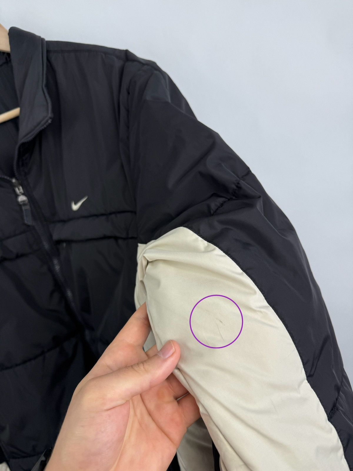 Nike 🇺🇸Vintage 90s Nike Reversible Puffer Jacket Synthetic Filling Size US L / EU 52-54 / 3 - 16 Thumbnail