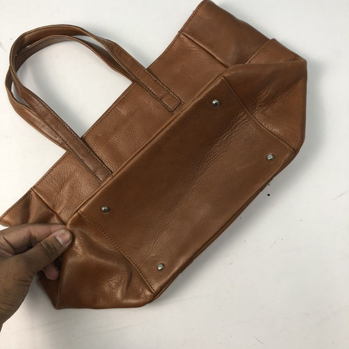 Katharine Hamnett London ‼️YES‼️ MARGARET HOWELL IDEA LEATHER TOTE BAG Size ONE SIZE - 3 Thumbnail