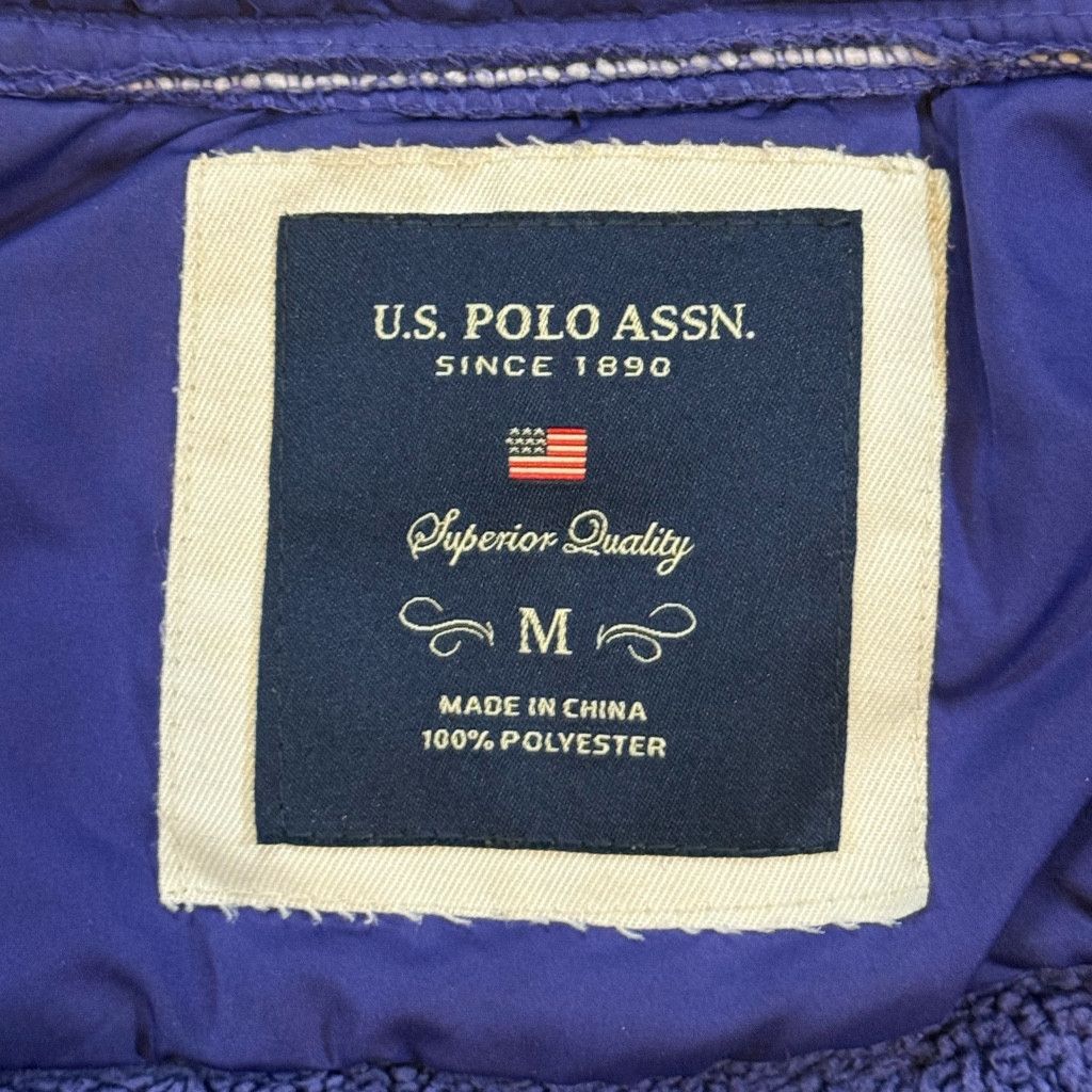 U.S. Polo Assn. U.S. Polo Assn Women’s Blue Fleece Puffer Jacket M Size L / US 10 / IT 46 - 9 Thumbnail