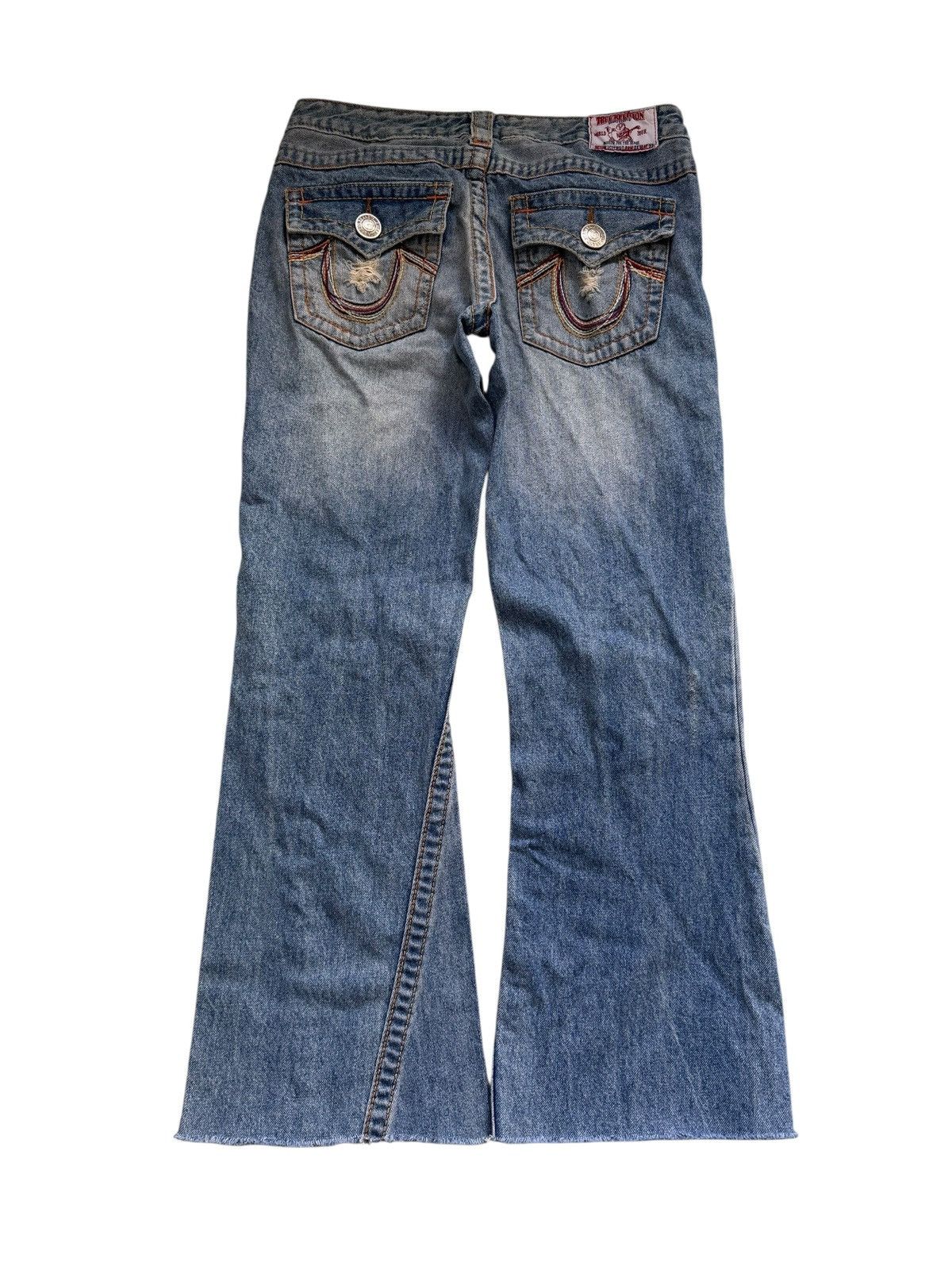 True Religion True Religion Washed Faded Flared Bootcut Jeans Joey Big T Size 28" / US 6 / IT 42 - 2 Thumbnail