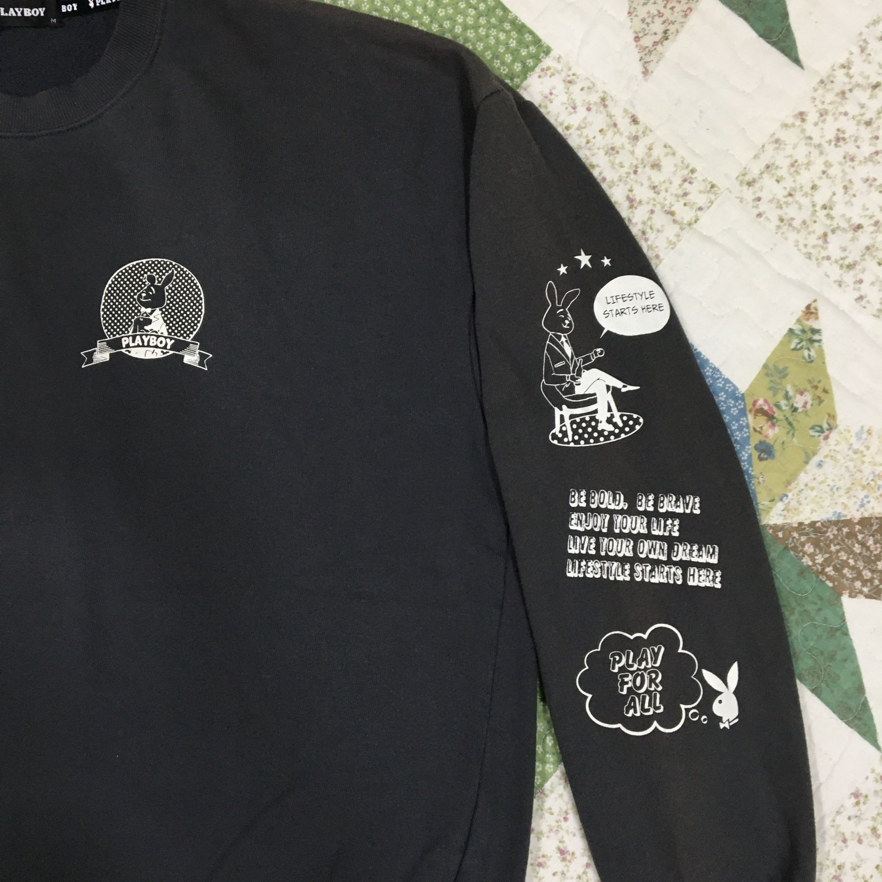 Playboy Playboy Crewneck Sweatshirt Size L / US 10 / IT 46 - 6 Thumbnail