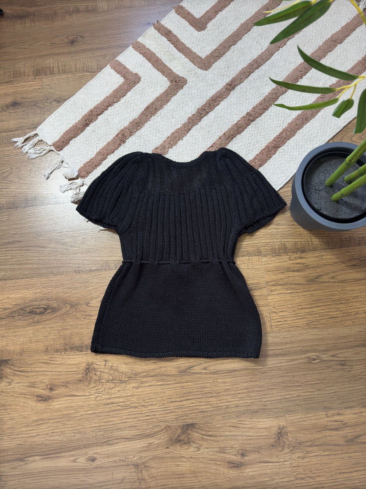 Vintage VINTAGE RINA SCIMENTO MESH KNITTED SWEATER TANK TOP Size S / US 4 / IT 40 - 4 Thumbnail