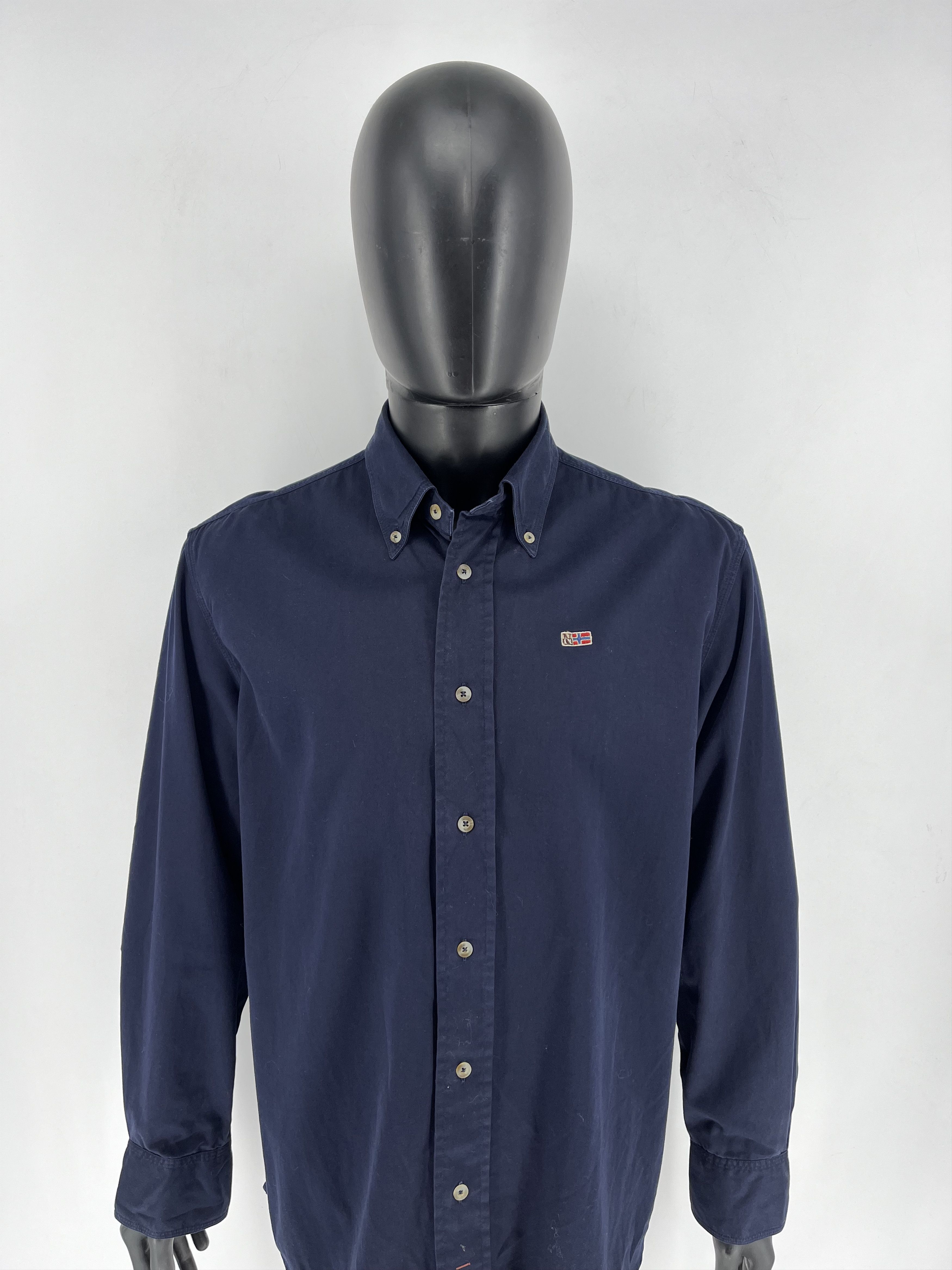 Napapijri × Vintage Vintage Y2K Napapijri Shirt Button Up Size US L / EU 52-54 / 3 - 5 Thumbnail