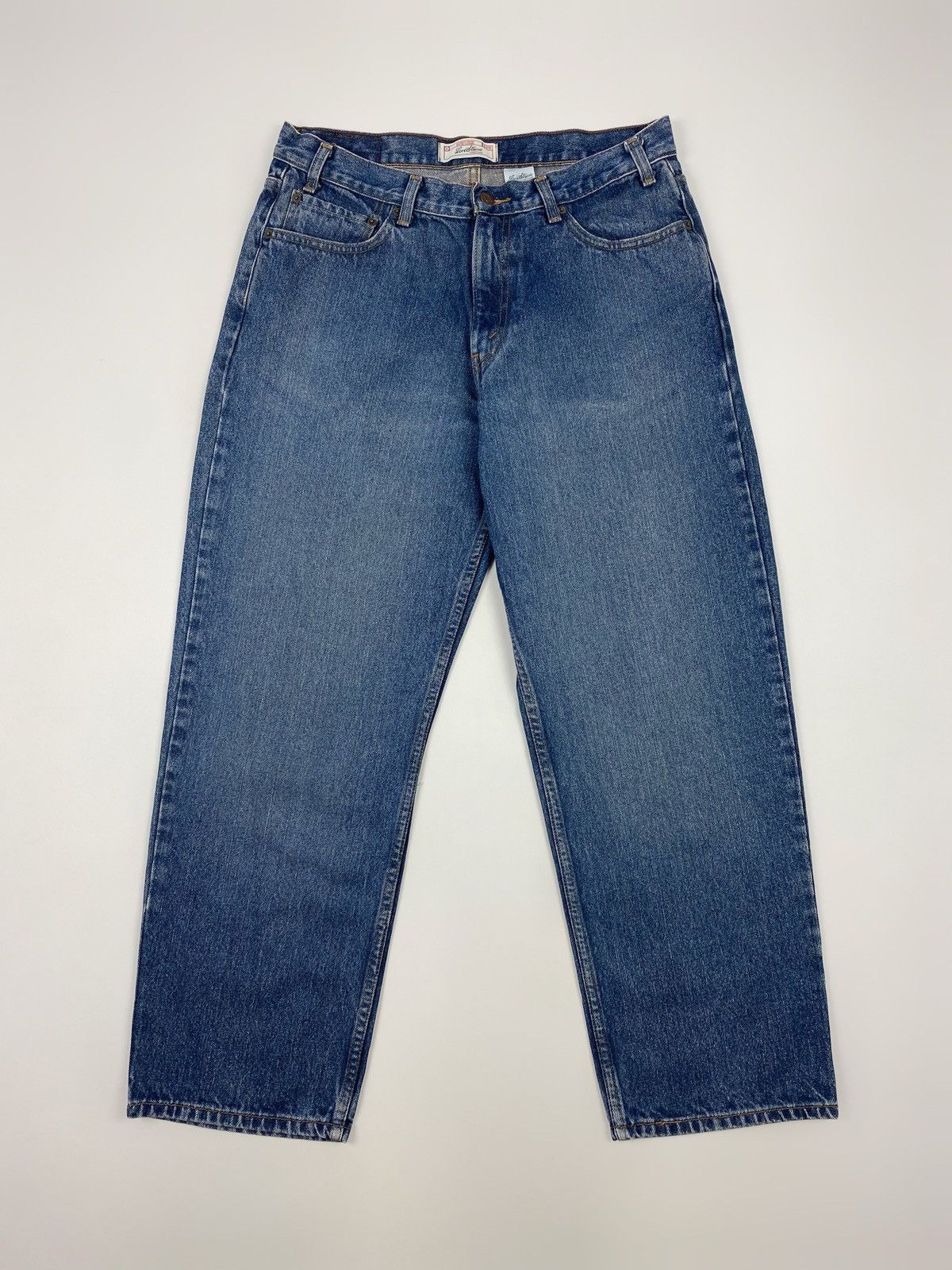 Levi's Y2K Vintage Levi’s Signature Loose Relaxed Fit Baggy Denim Size US 36 / EU 52 - 3 Thumbnail