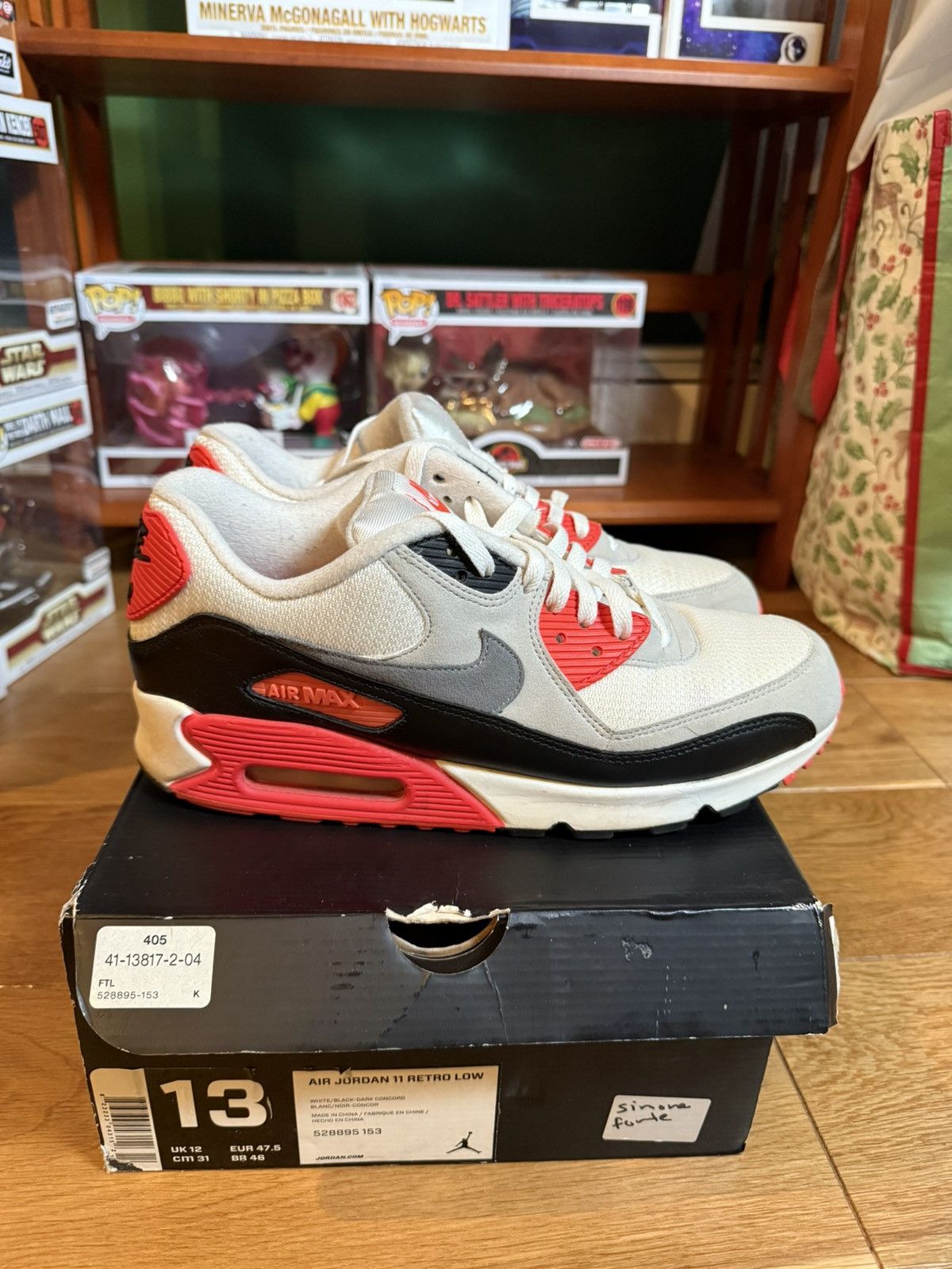 Nike Nike Air Max 90 OG “Infrared” 2015 Size US 10 / EU 43 - 1 Thumbnail