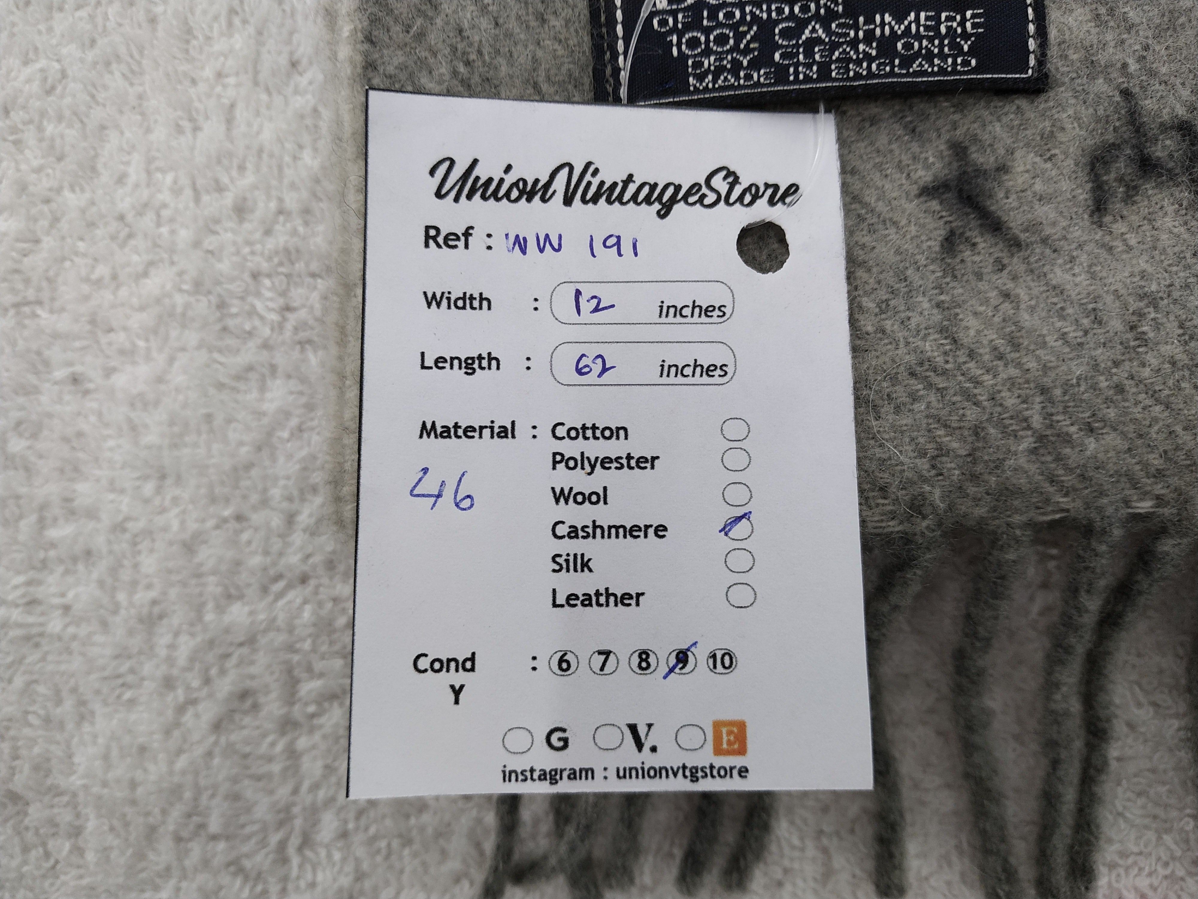 Burberry × Vintage Burberry Scarf / Muffler / Neckwear - WW191 Size ONE SIZE - 7 Thumbnail