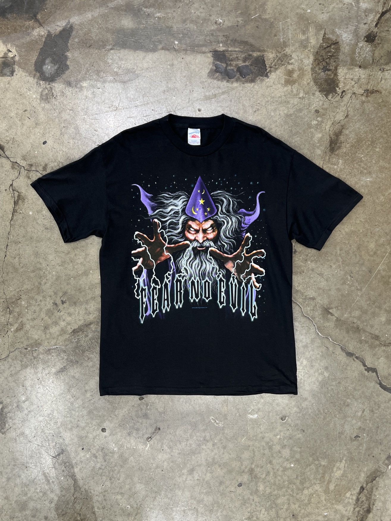 Vintage Vintage Wizard Fear No Evil Tennessee River Tee Large Size US L / EU 52-54 / 3 - 2 Thumbnail