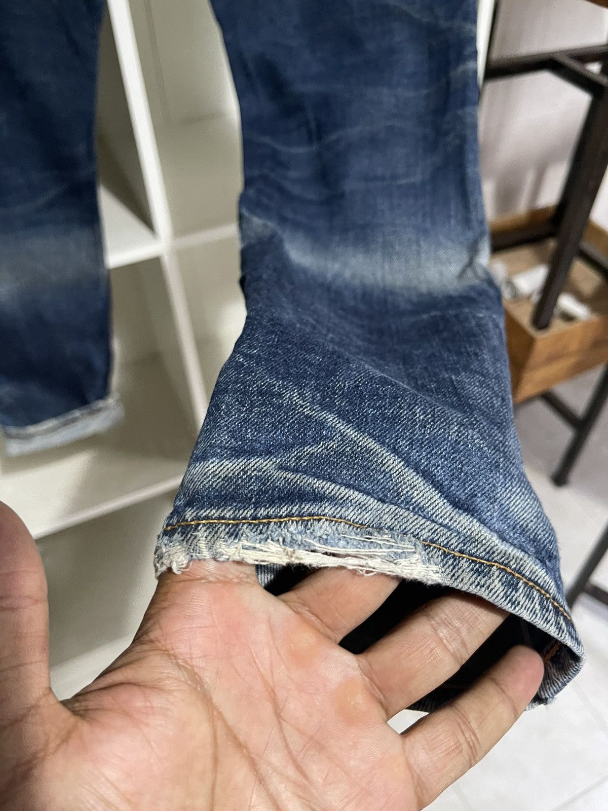 Japan Blue Japan Blue Jeans selvedge Skinny distressed denim Size US 28 / EU 44 - 7 Thumbnail