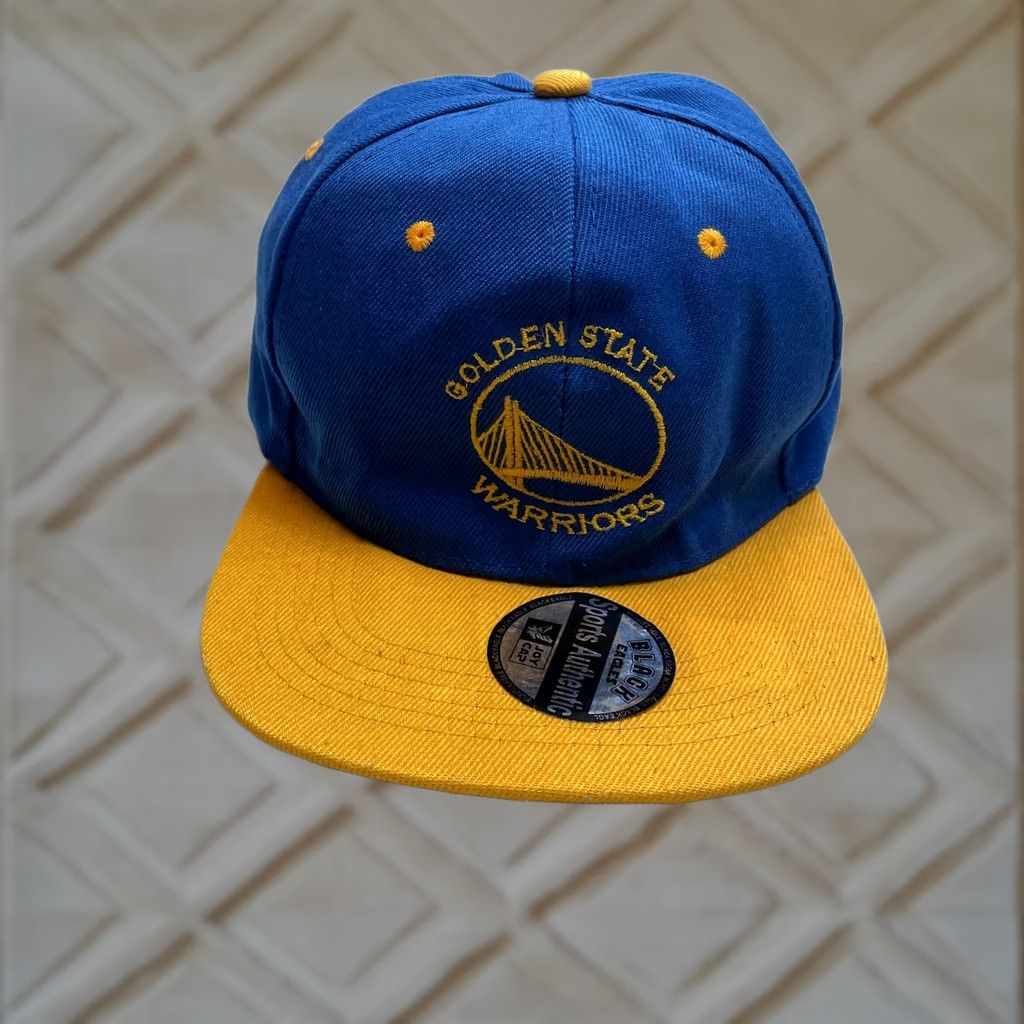 Vintage BLACKHAWK! Cap Baseball Cap Adult One Size Adjustable Blue Canvas Black Hawk Joy Cap Military Flag Theme Men Womens Unisex Accessories Size ONE SIZE - 1 Thumbnail
