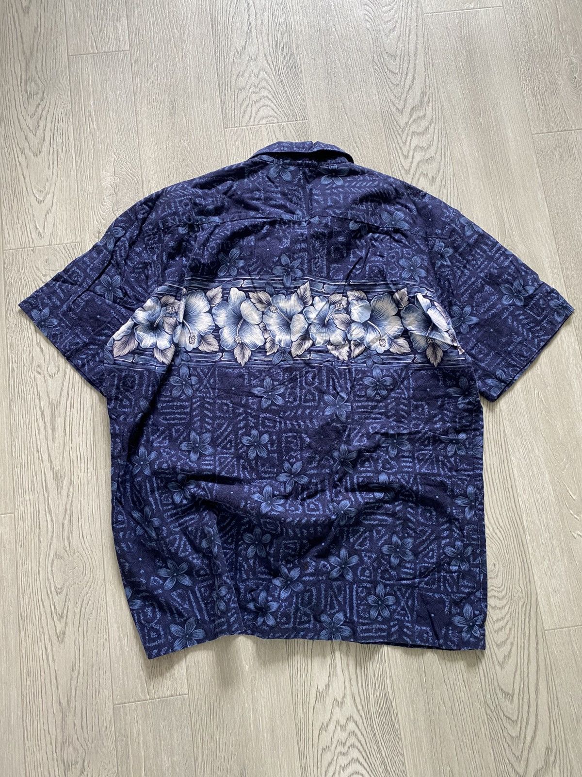 Other Japanese Hawaiian Shirt AOP Flower Print Cotton Made USA Y2k Size US L / EU 52-54 / 3 - 8 Thumbnail