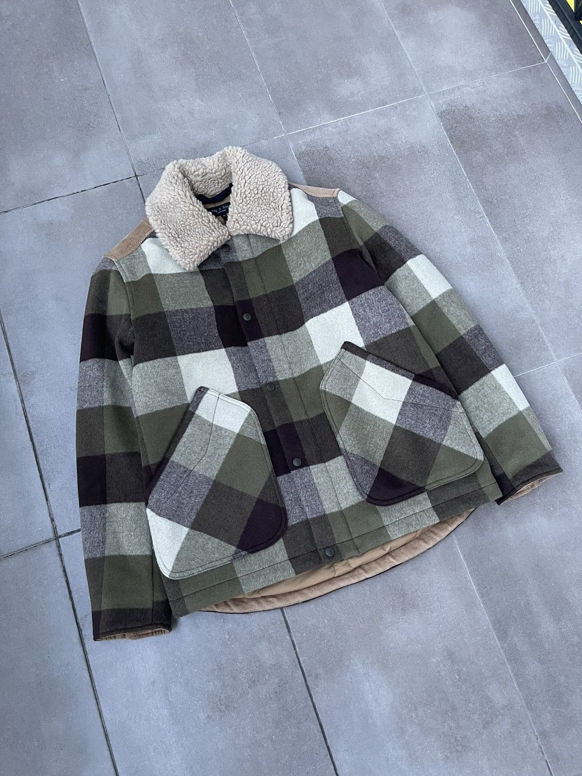 Rag & Bone !DS! AW22 Rag & Bone Checkered Army Buffalo Lane Jacket Size US M / EU 48-50 / 2 - 11 Thumbnail