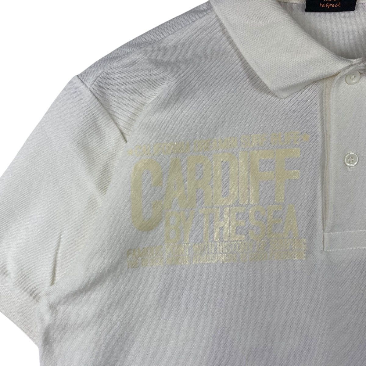 Vintage CARDIFF BY THE SEA California Dreamin Surf & Life Polo Tee Size L / US 10 / IT 46 - 6 Thumbnail