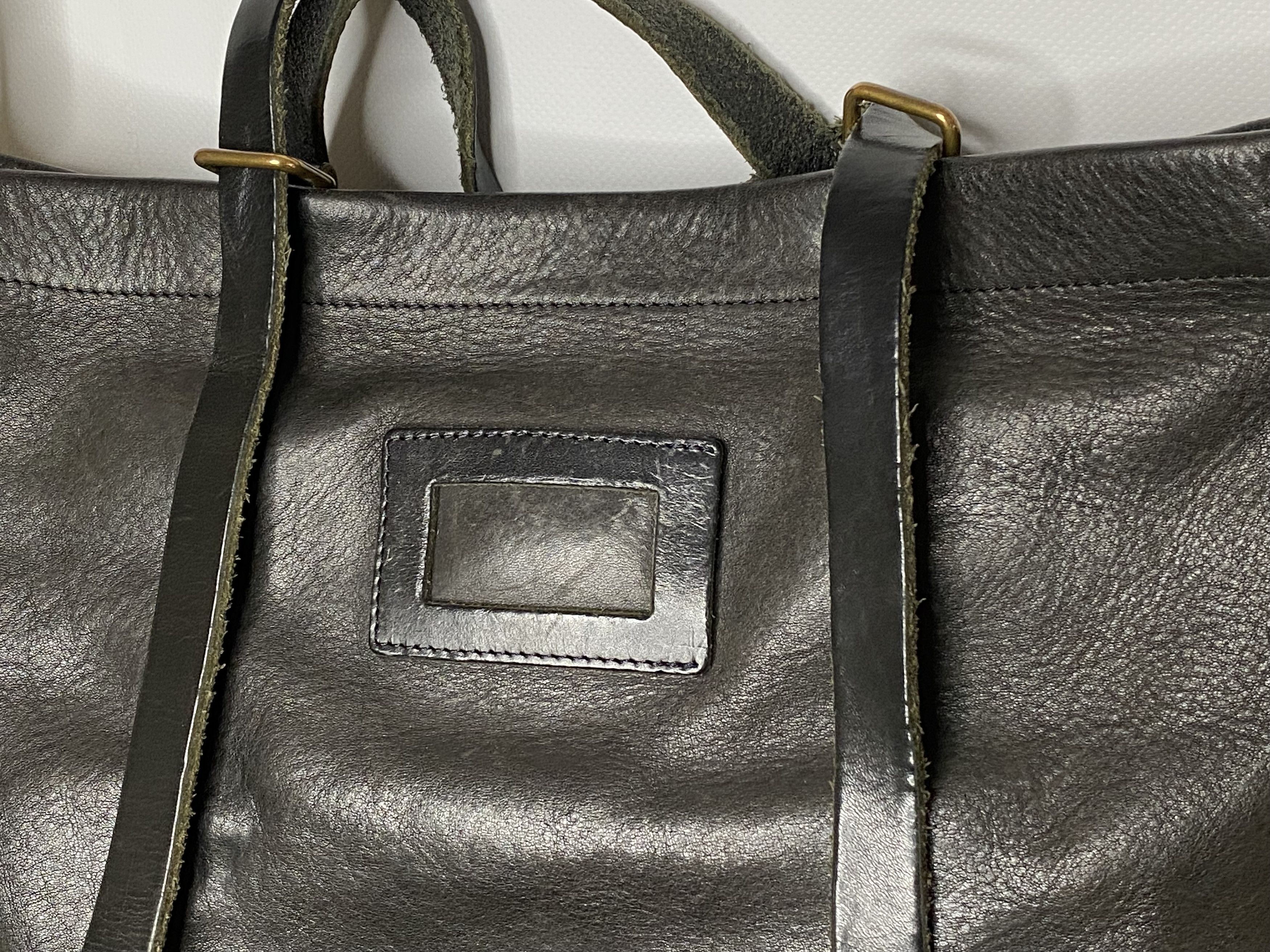 Bleu de Chauffe × Leather × Vintage BLEU DE CHAUFFE LEATHER TOOL BAG BLACK Size ONE SIZE - 4 Thumbnail
