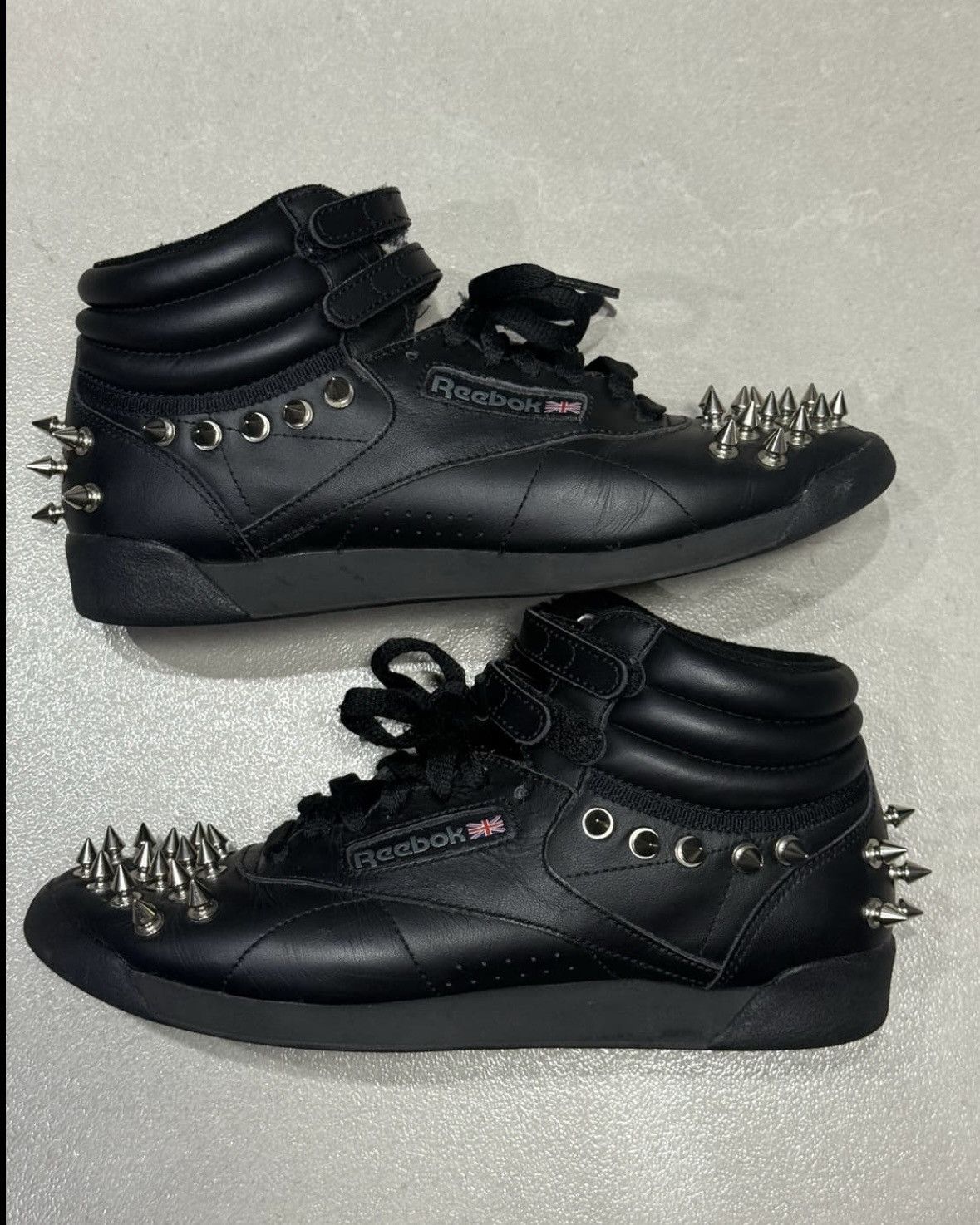2018 Junya Watanabe x Reebok Mid-Top Studded Sneakers