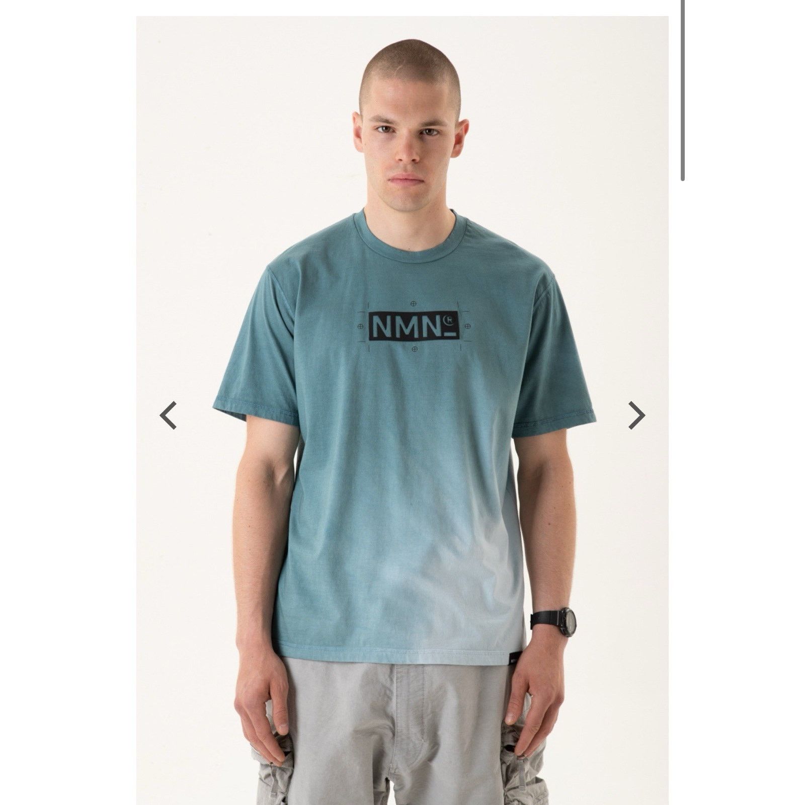 Nemen NEMEN Beo Hand Dip Dyed T Shirt Medium Mallard Blue Size US M / EU 48-50 / 2 - 6 Thumbnail