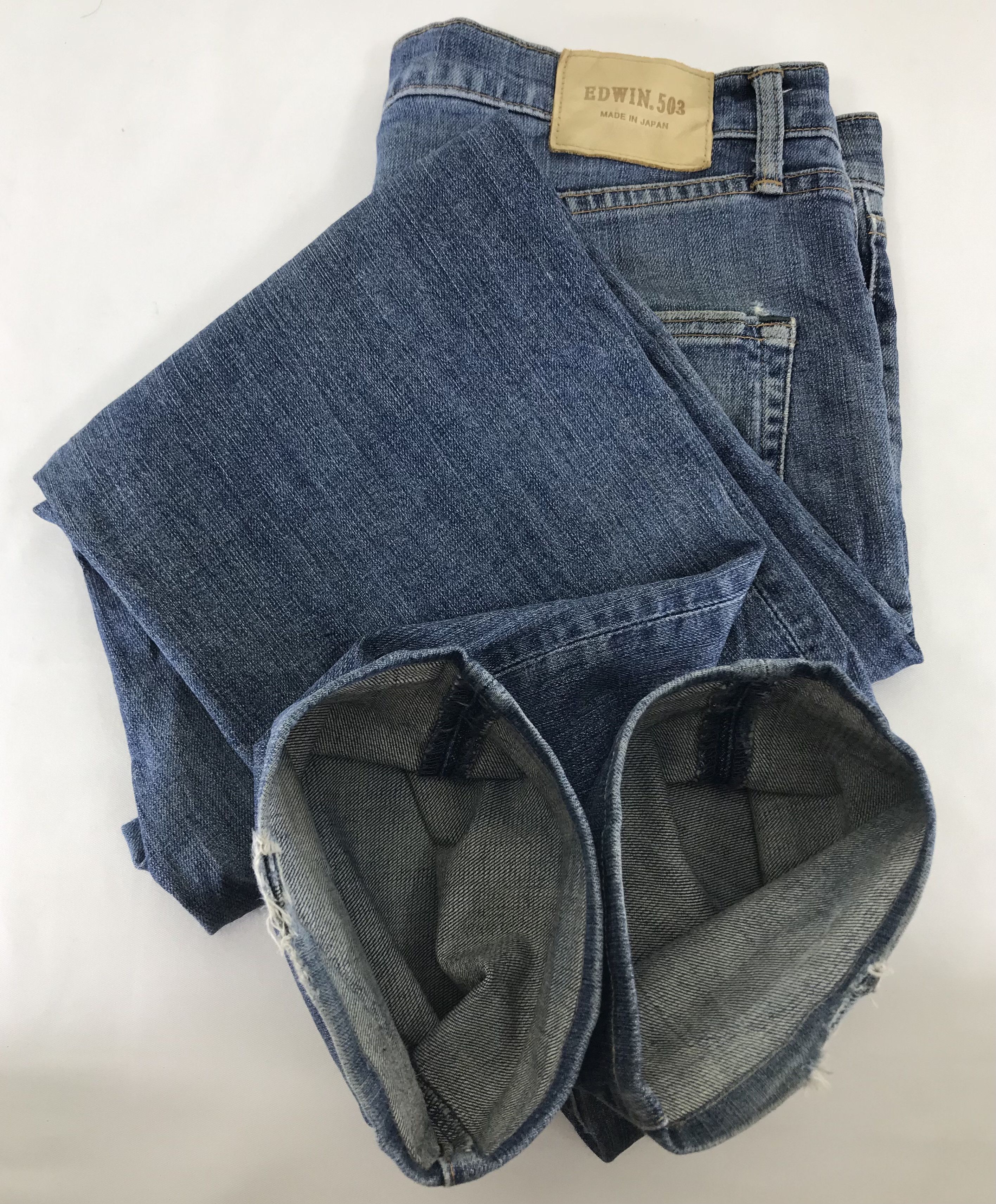 Edwin Vintage Edwin 503 Blue Wash Jeans Size US 34 / EU 50 - 13 Thumbnail