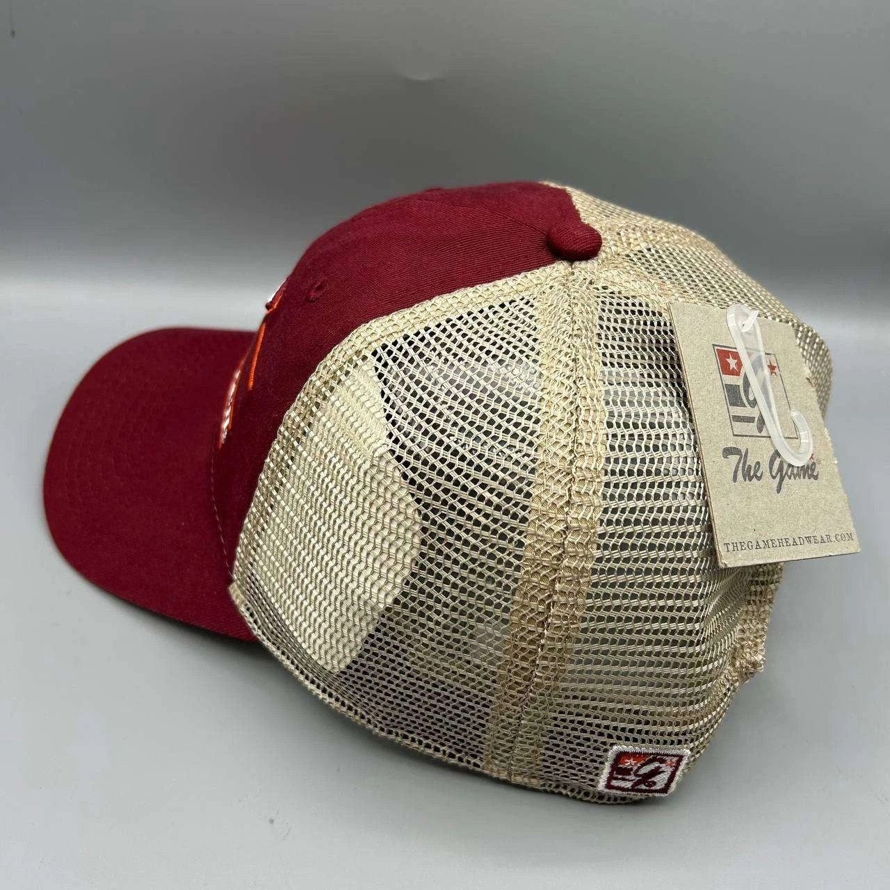The Game Vintage Virginia Tech Hokies Trucker Hat Men NCAA Snap Back Size ONE SIZE - 6 Thumbnail
