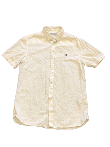 Allsaints Allsaints Embroidered Logo Button Up Shirt Size M Size US M / EU 48-50 / 2 - 1 Thumbnail